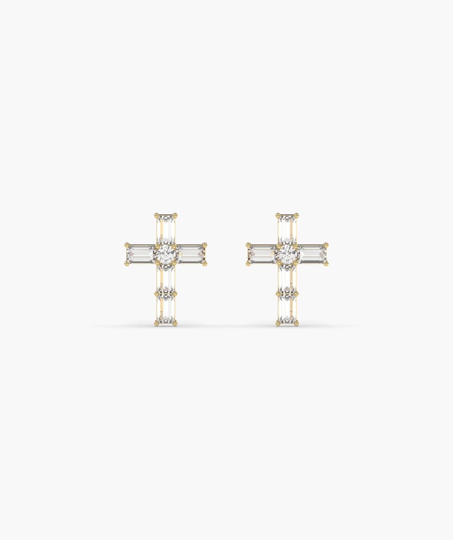 Cross Stud Earrings