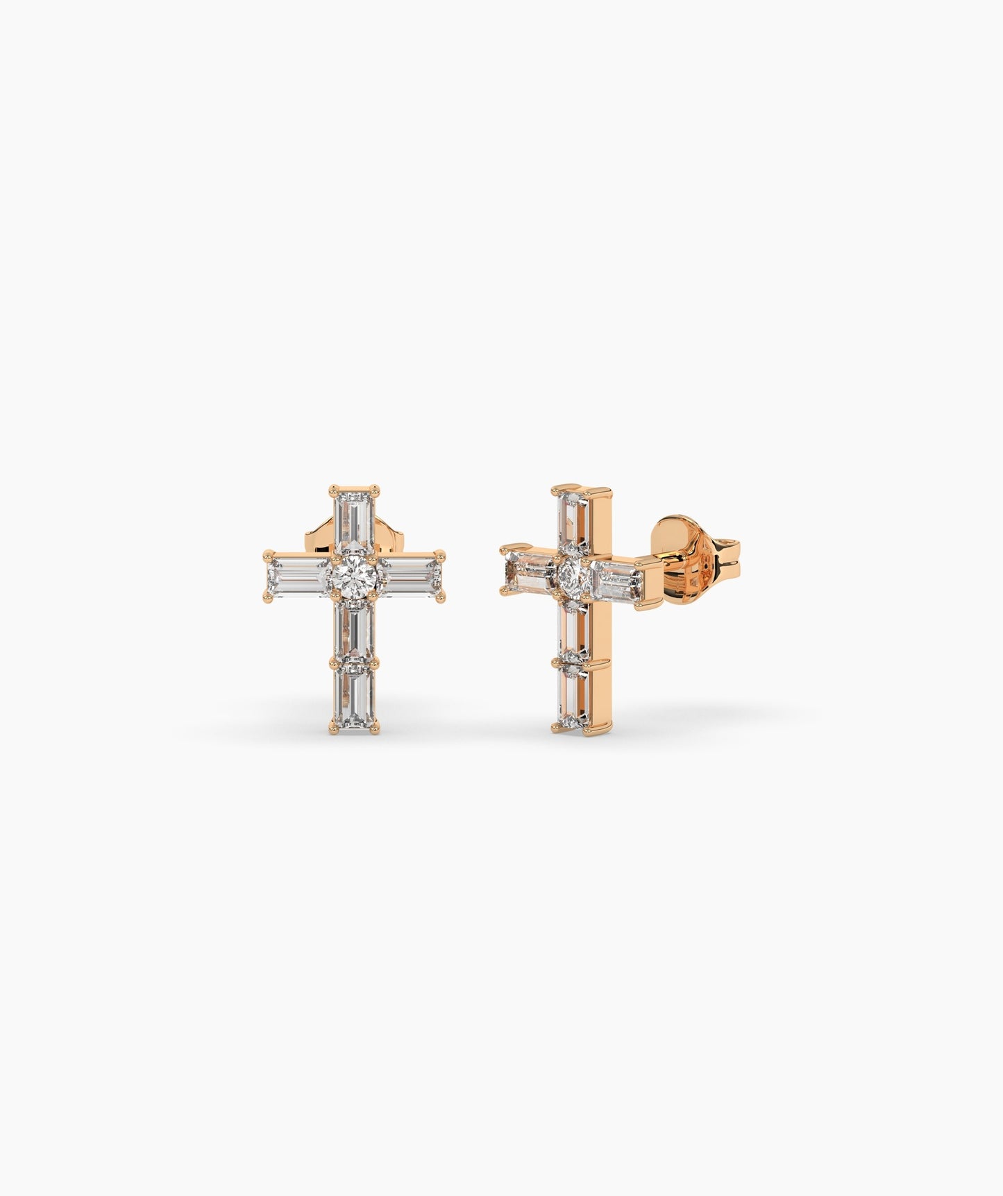 Cross Stud Earrings