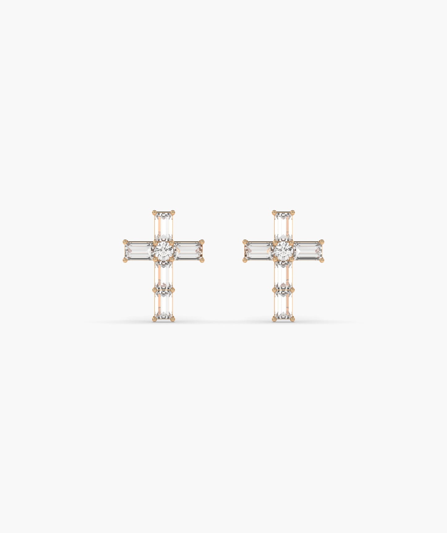 Cross Stud Earrings
