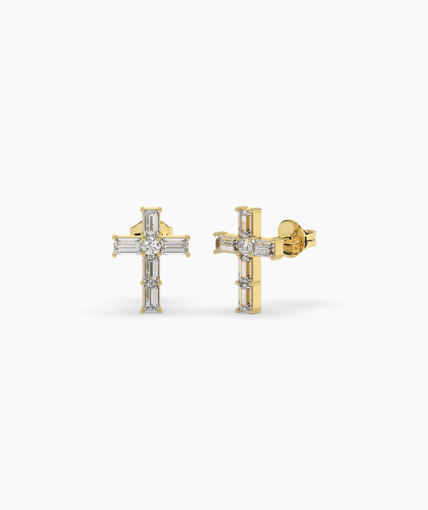 Cross Stud Earrings