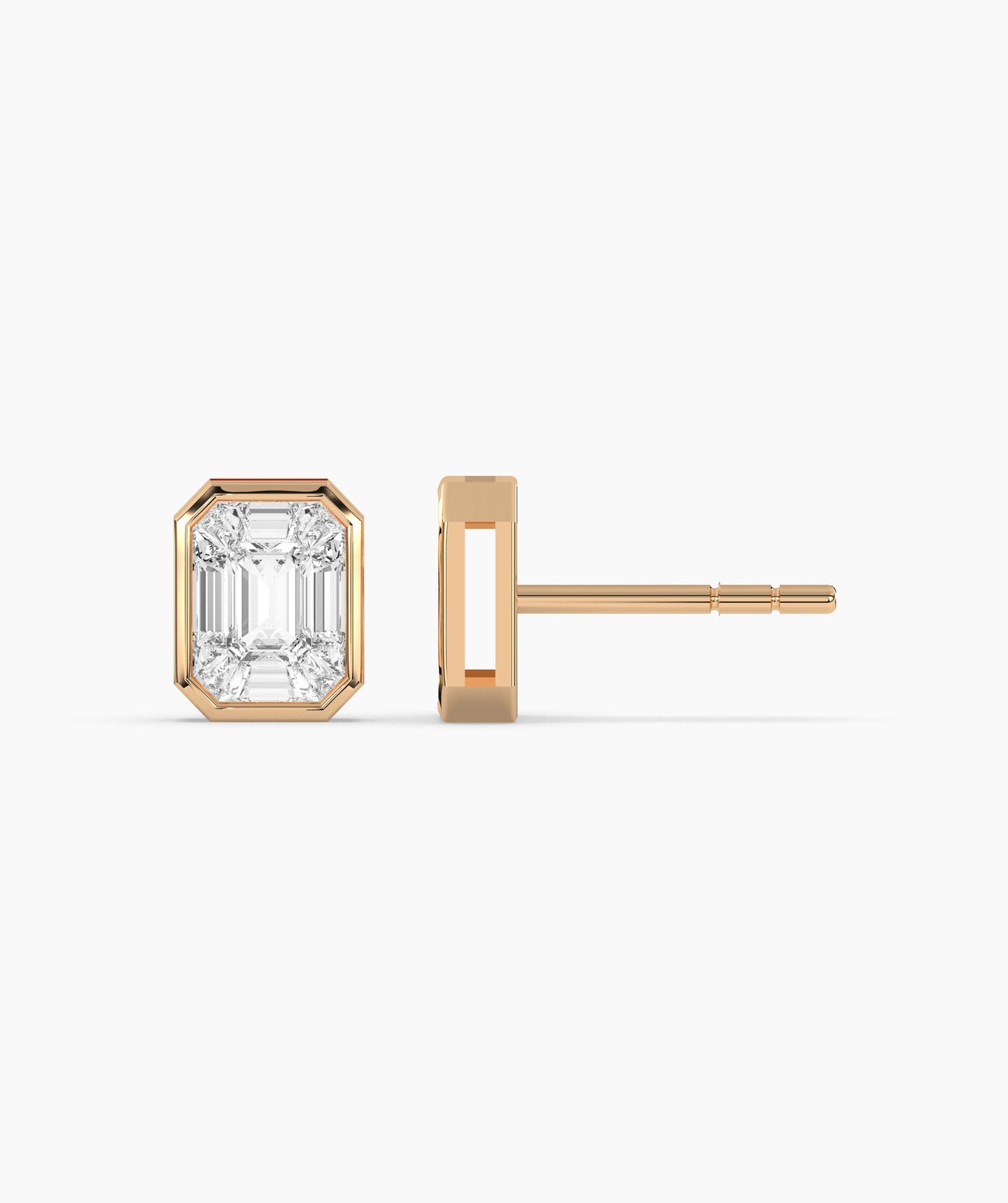 Sophisticated Emerald-Style Studs