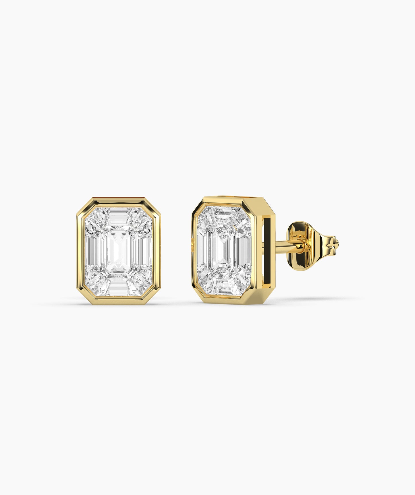 Sophisticated Emerald-Style Studs