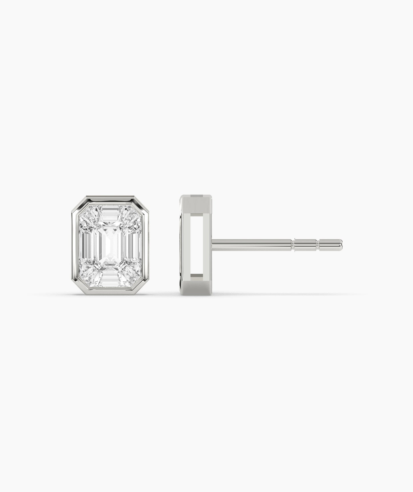 Sophisticated Emerald-Style Studs