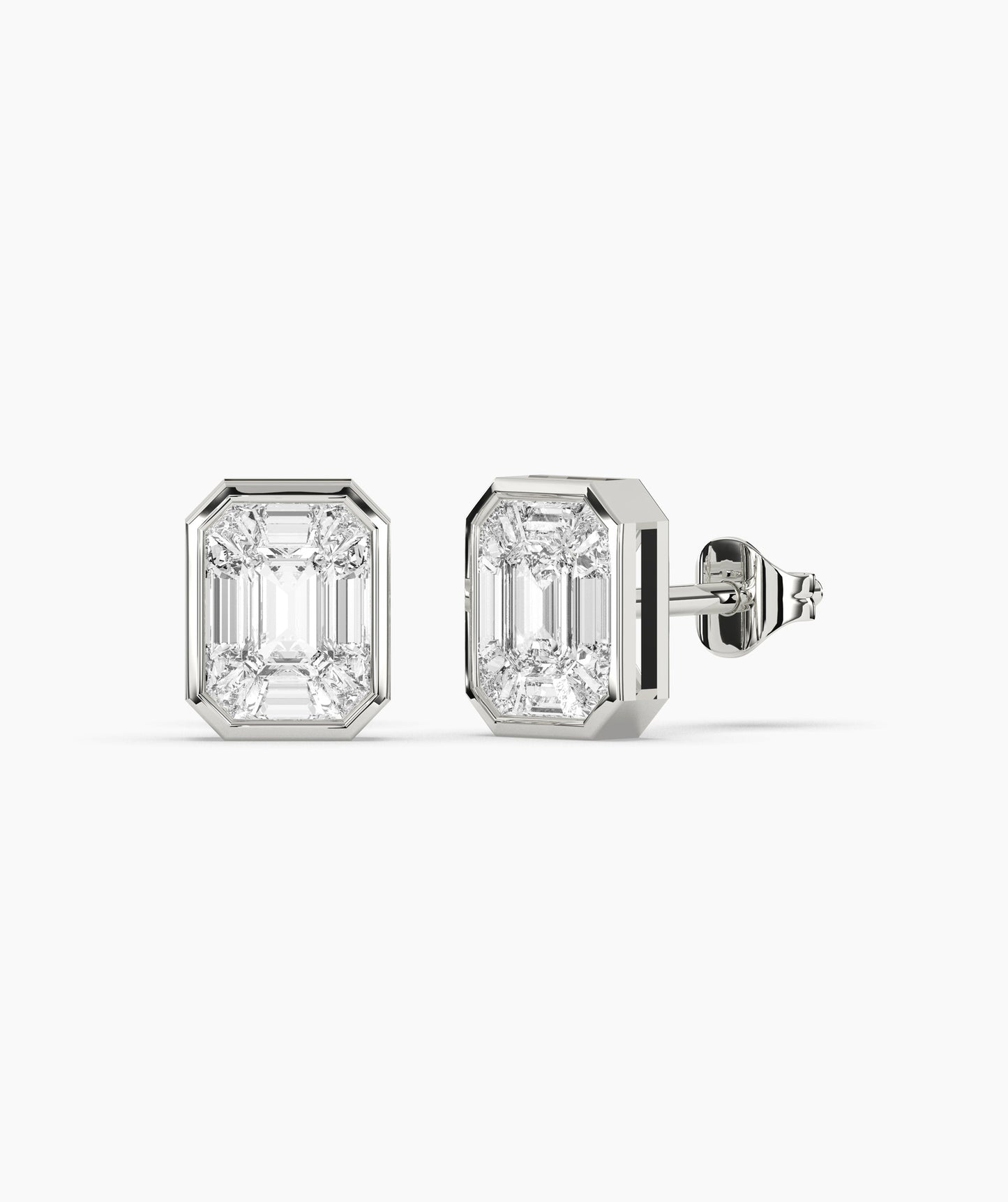 Sophisticated Emerald-Style Studs