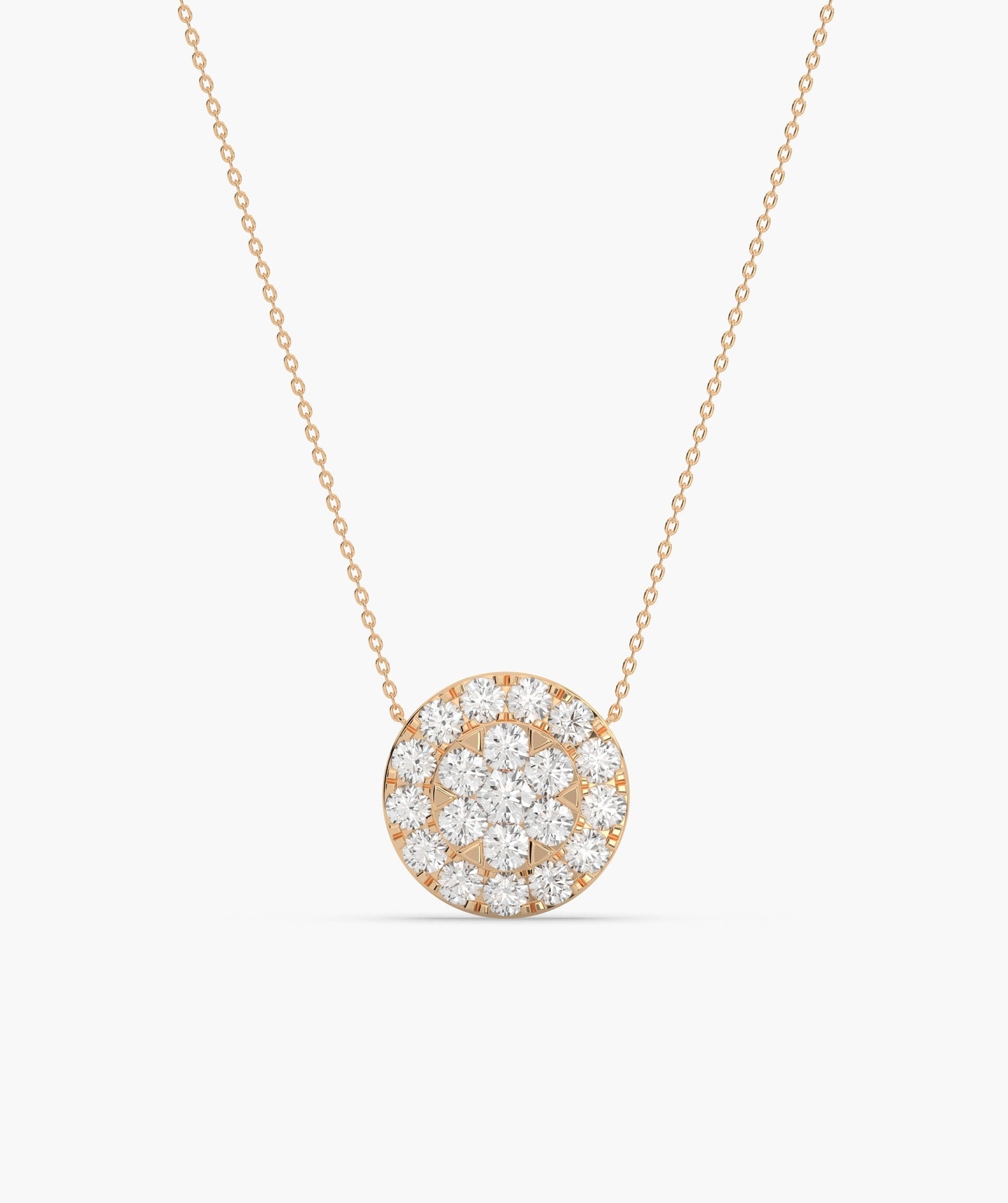 Sparkle Circle Diamond Pendant