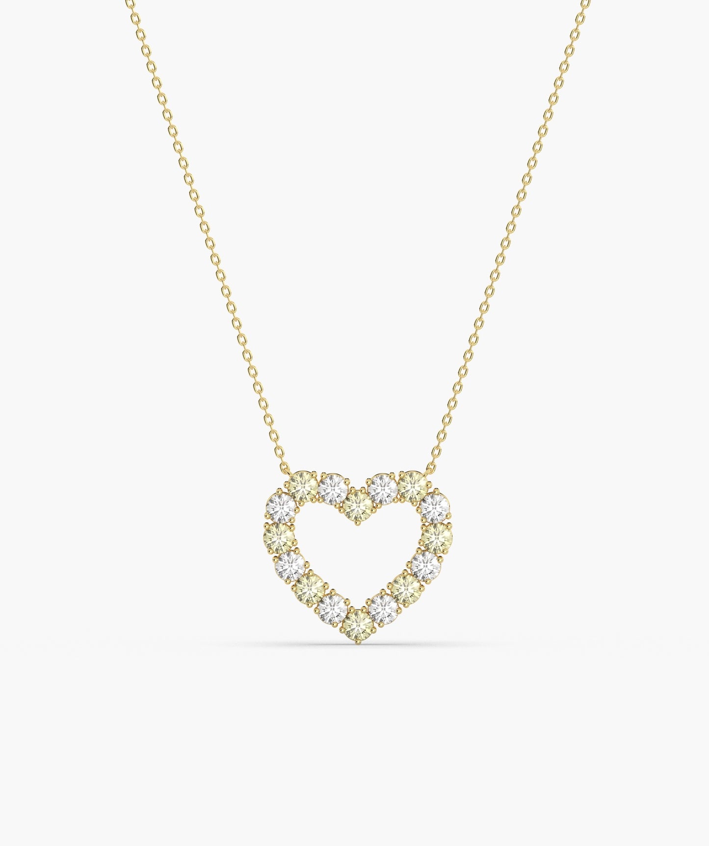 Sparkling Affection Heart Necklace