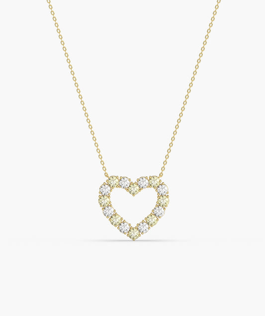 Sparkling Affection Heart Necklace
