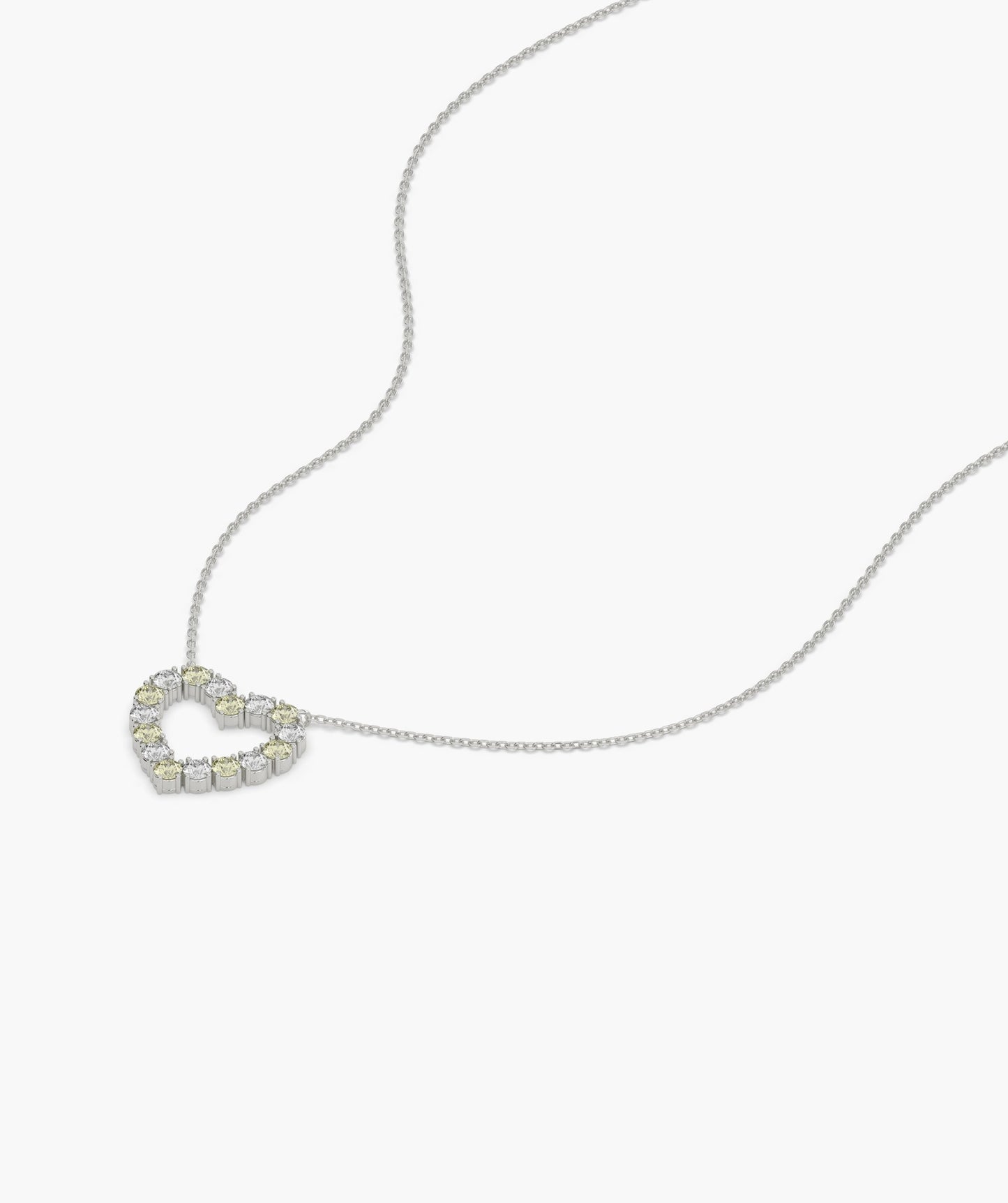 Sparkling Affection Heart Necklace