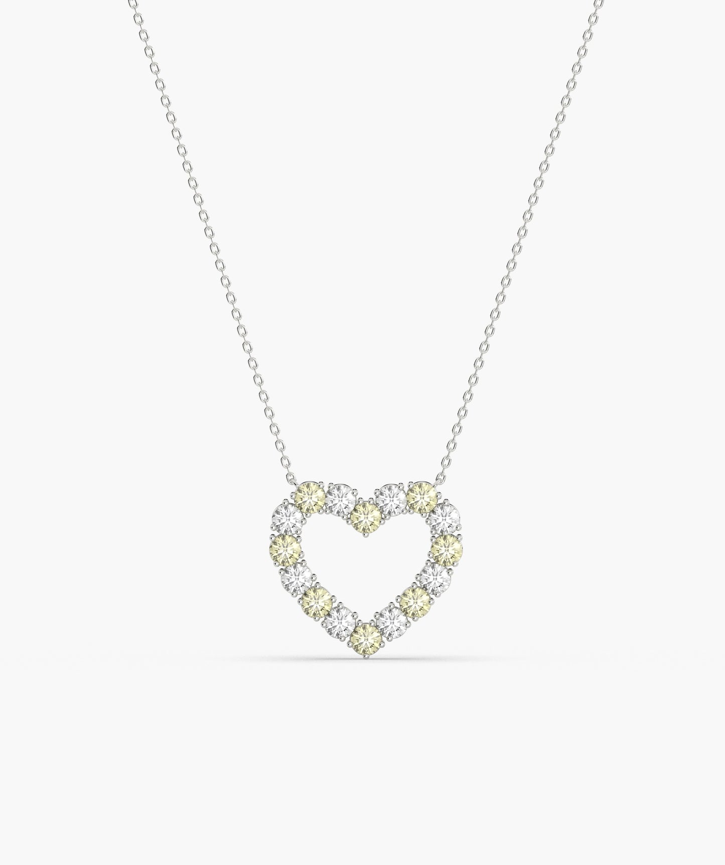 Sparkling Affection Heart Necklace