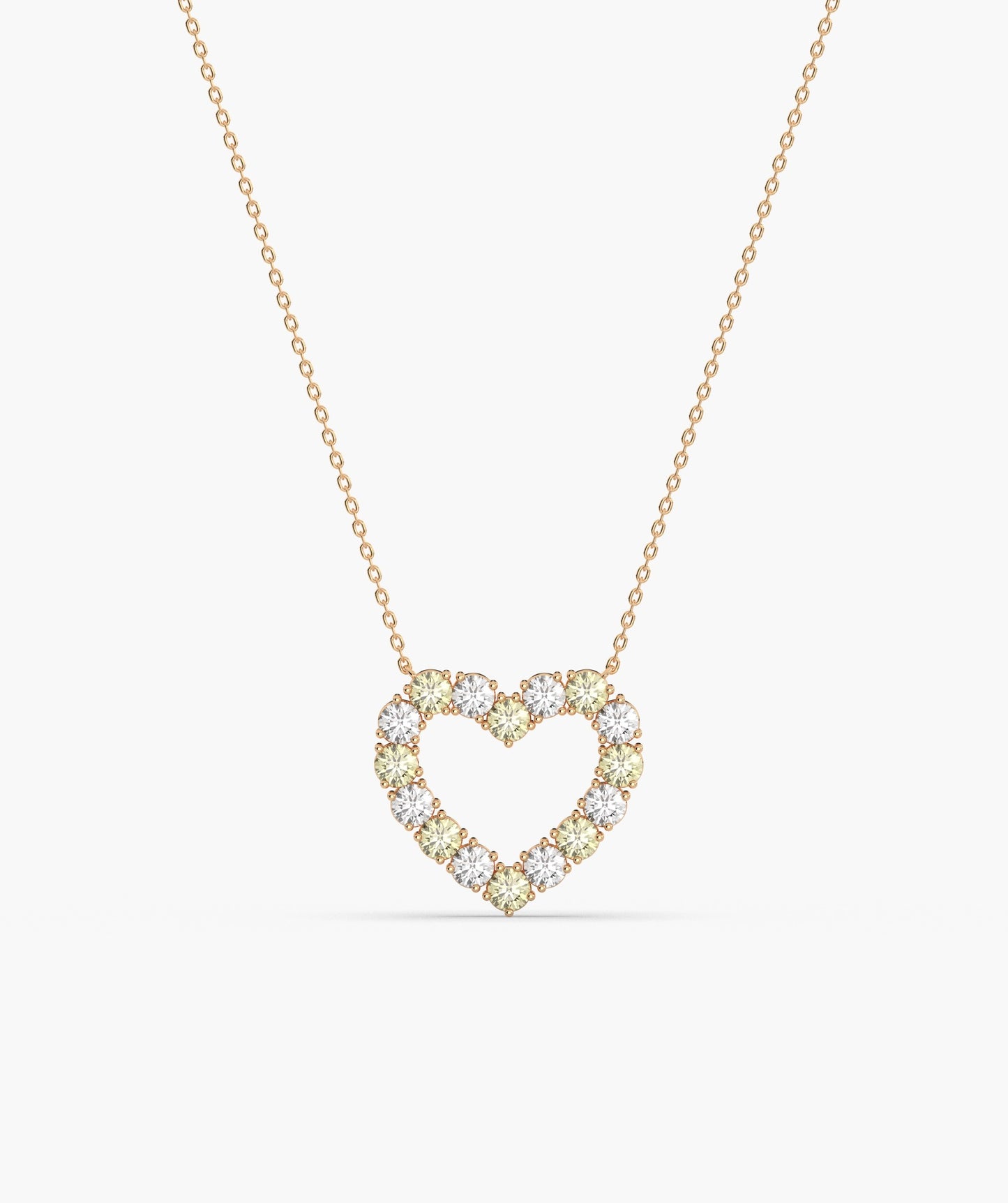 Sparkling Affection Heart Necklace