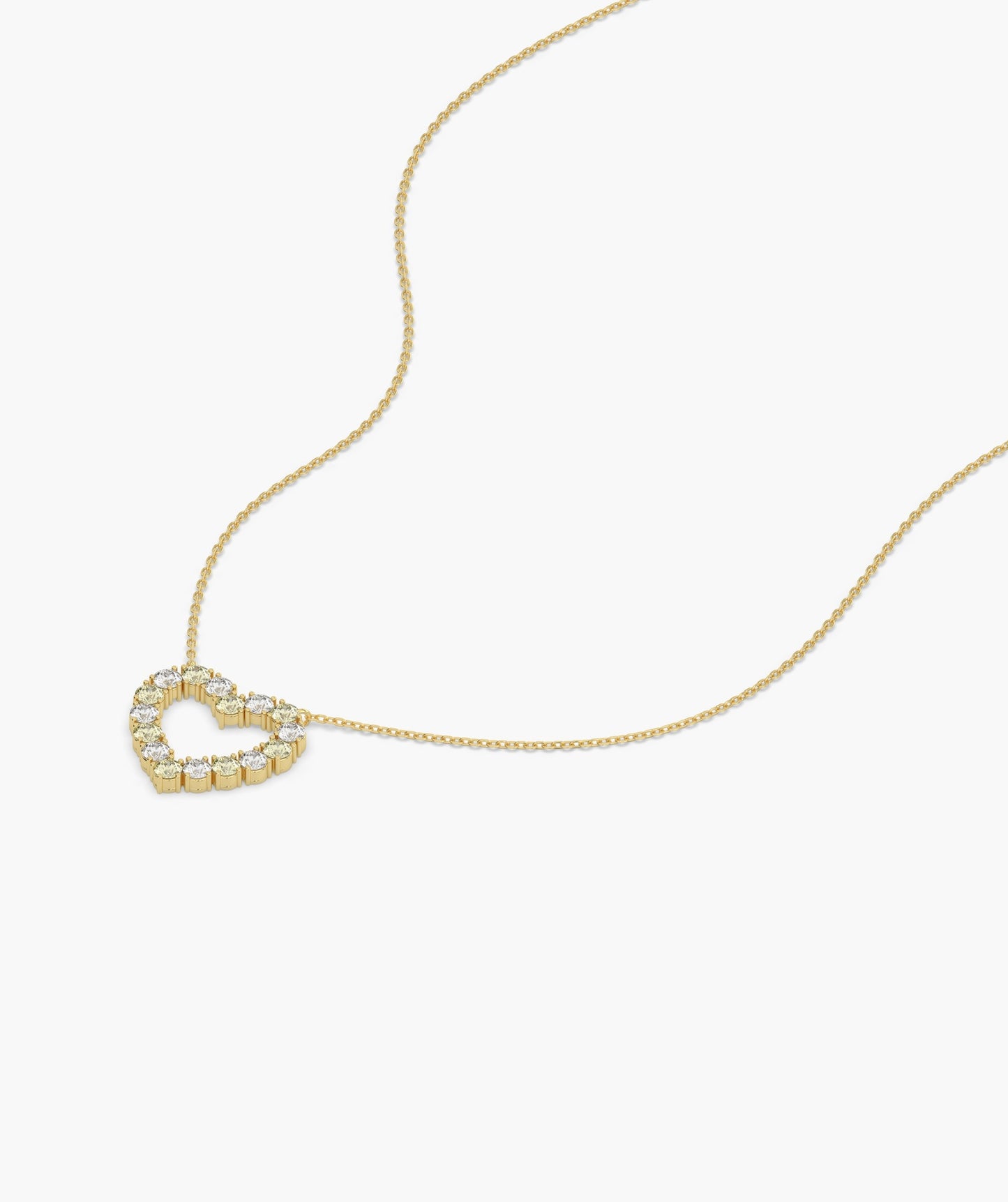 Sparkling Affection Heart Necklace