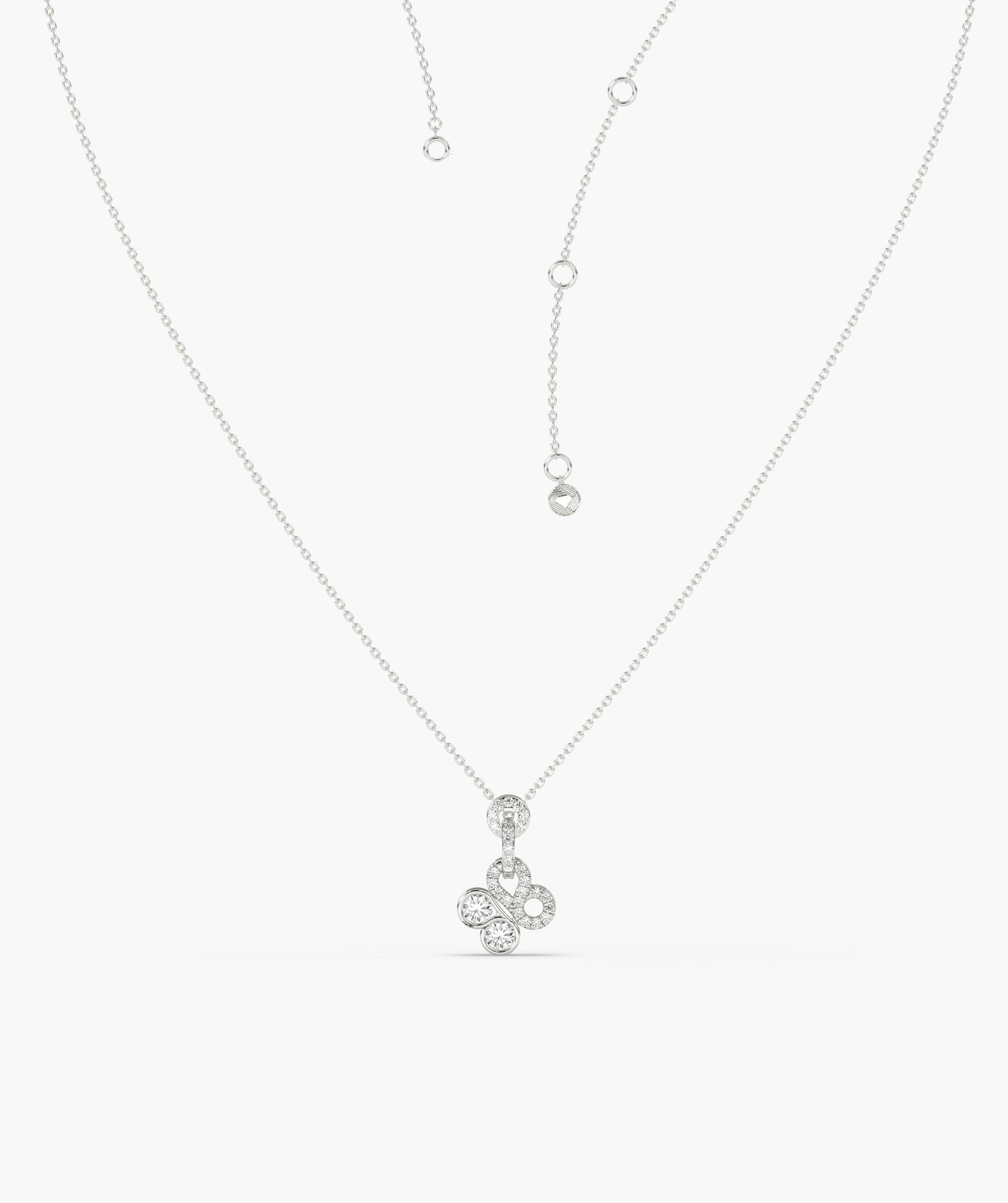 Infinite Circles Diamond Pendant