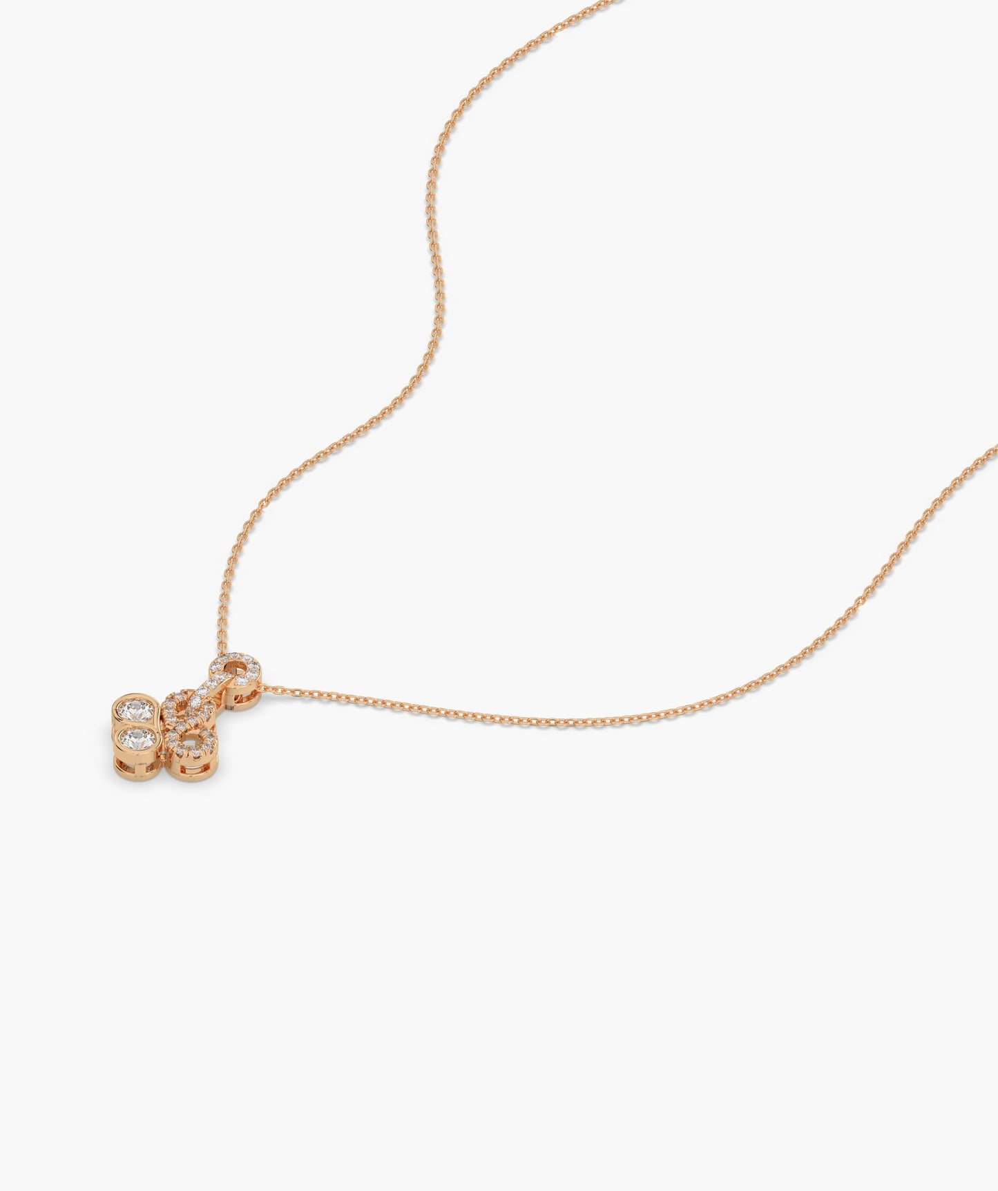 Infinite Circles Diamond Pendant