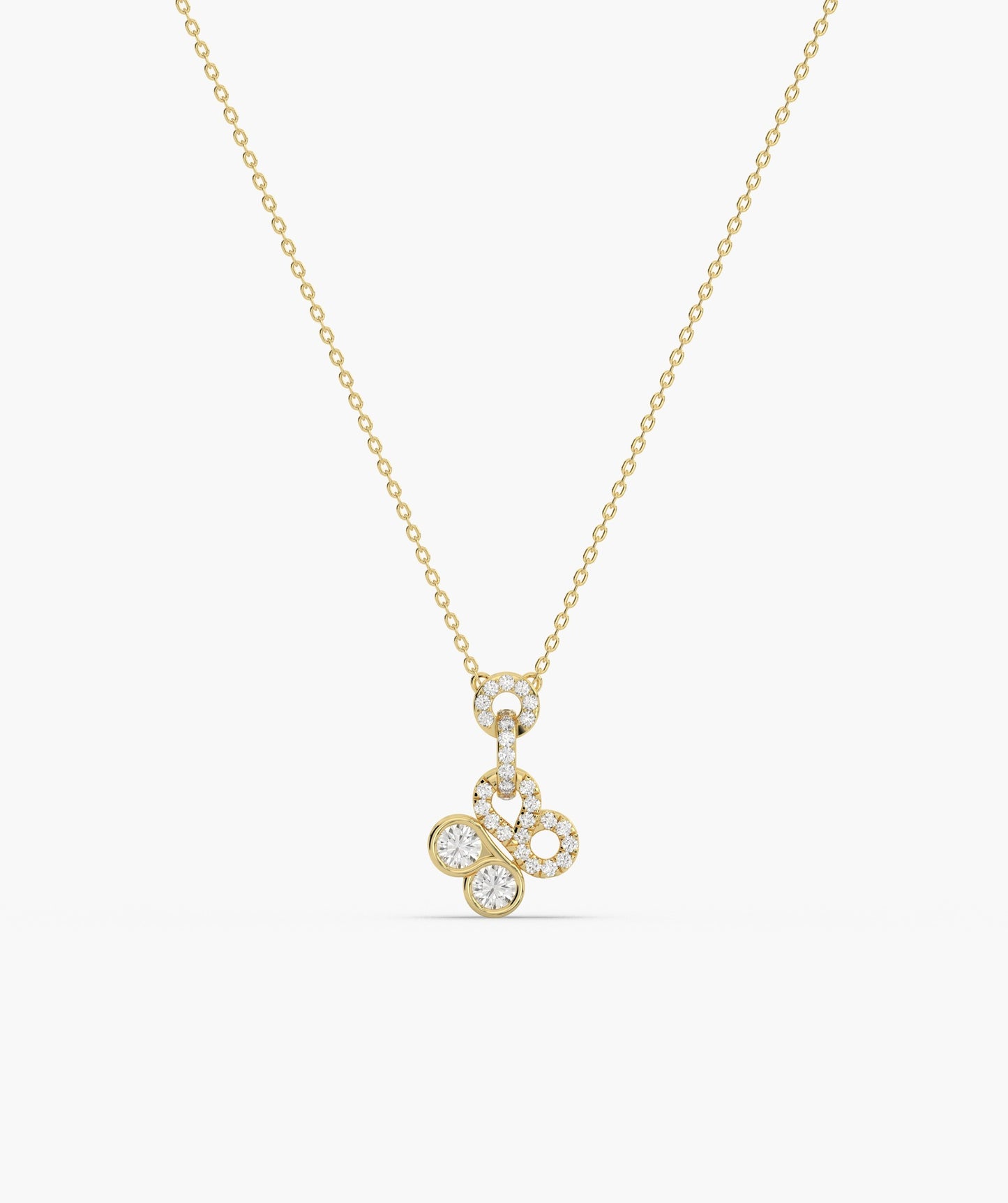 Infinite Circles Diamond Pendant