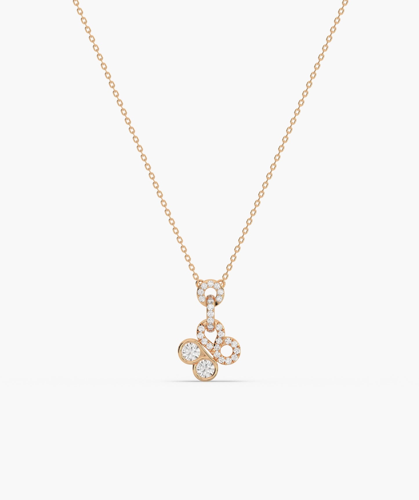 Infinite Circles Diamond Pendant