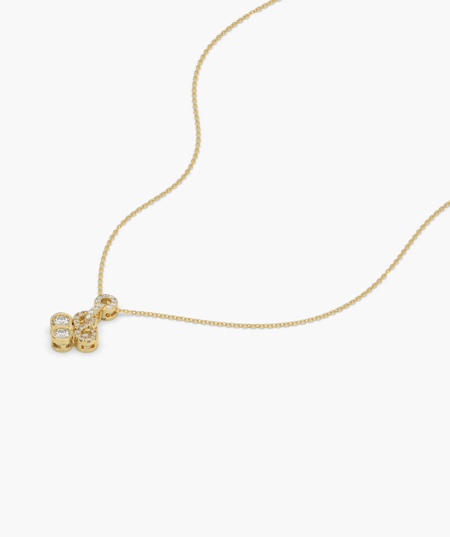 Infinite Circles Diamond Pendant