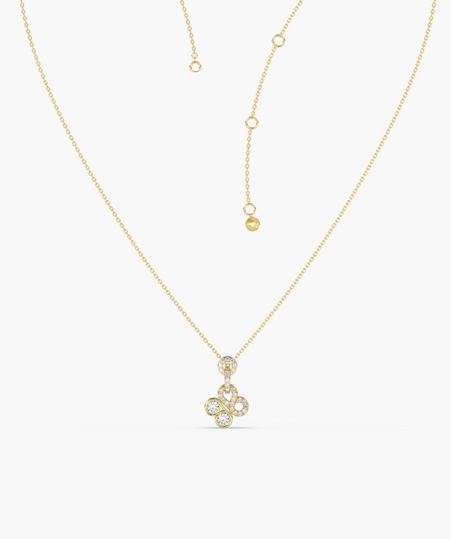 Infinite Circles Diamond Pendant