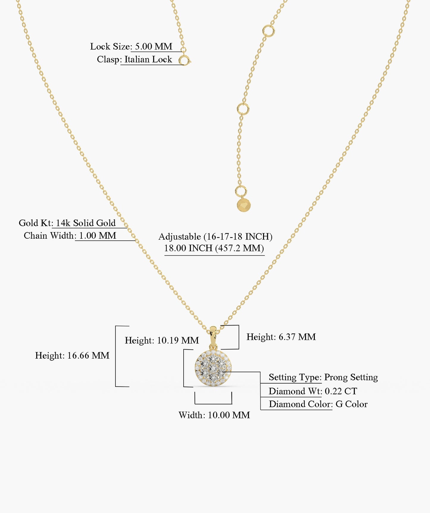 Intricate Diamond Cluster Pendant