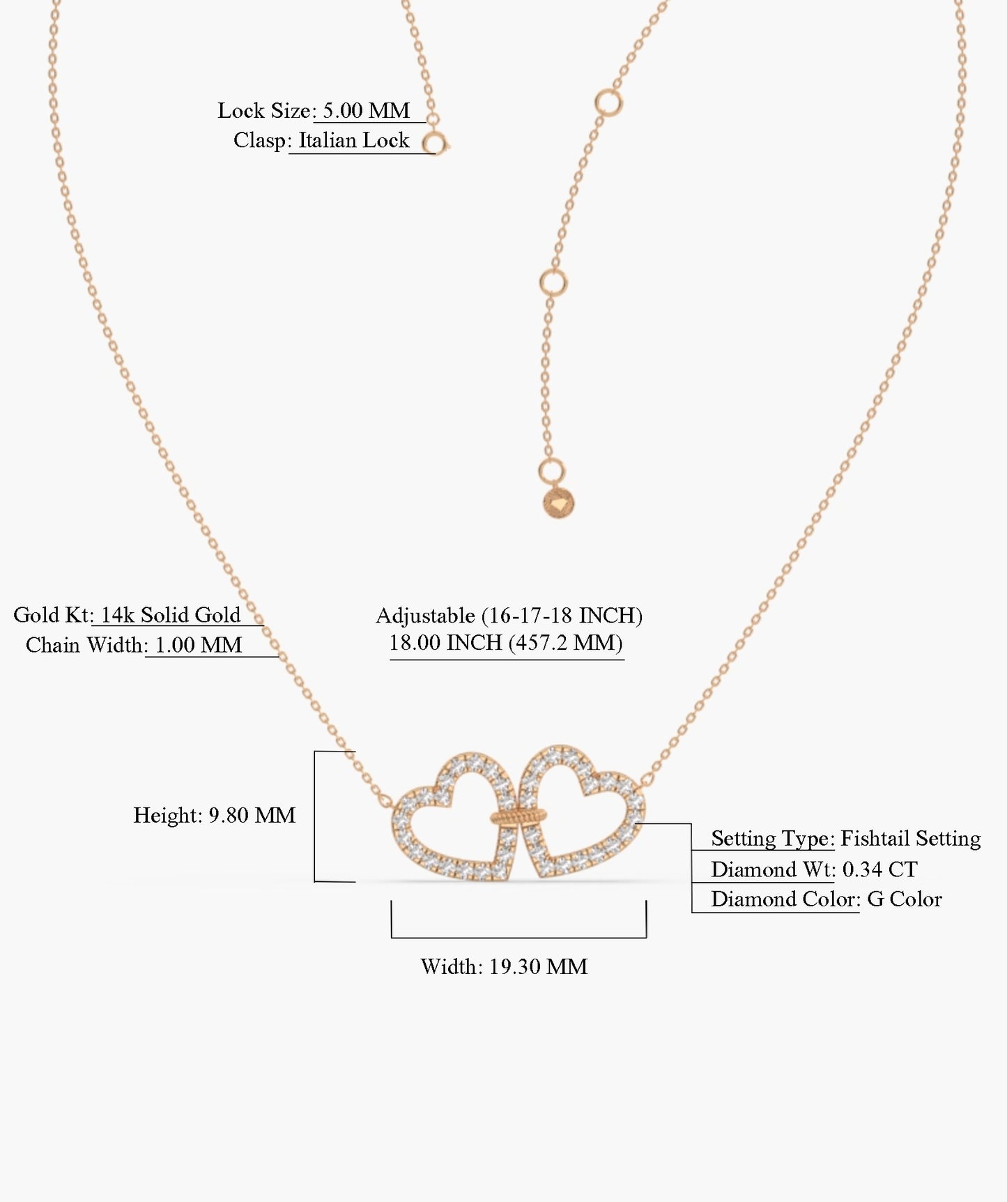 Forever Together Heart Necklace