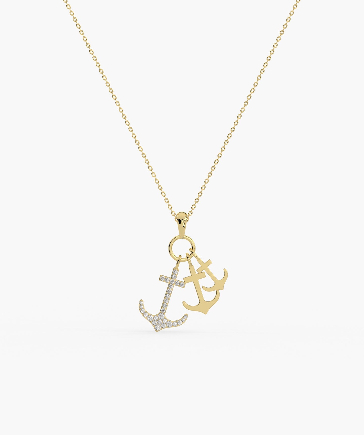 Oceanic Splendor Anchor Necklace