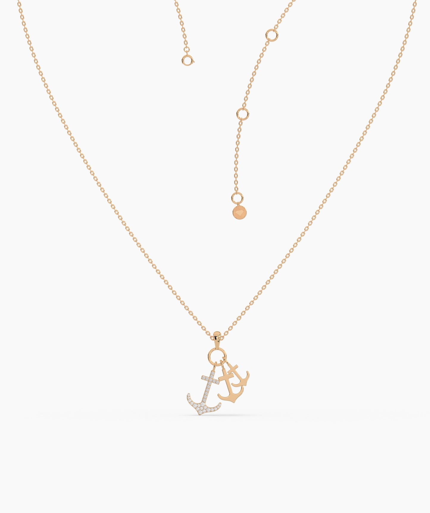 Oceanic Splendor Anchor Necklace