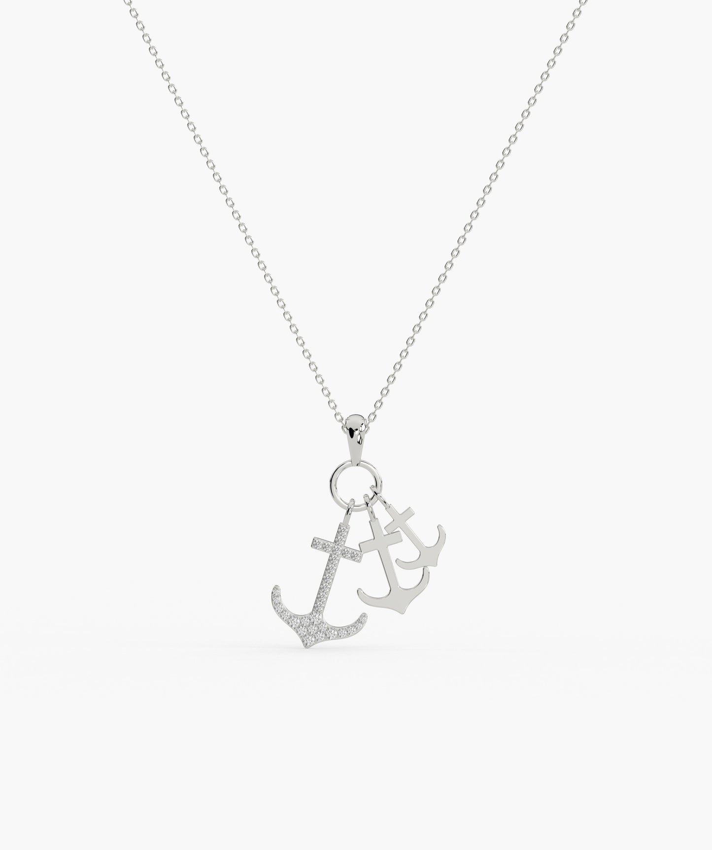 Oceanic Splendor Anchor Necklace