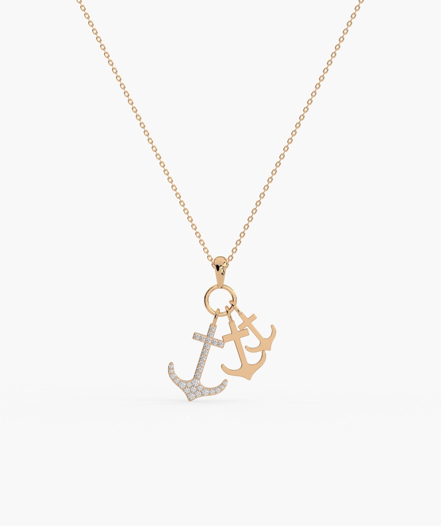 Oceanic Splendor Anchor Necklace