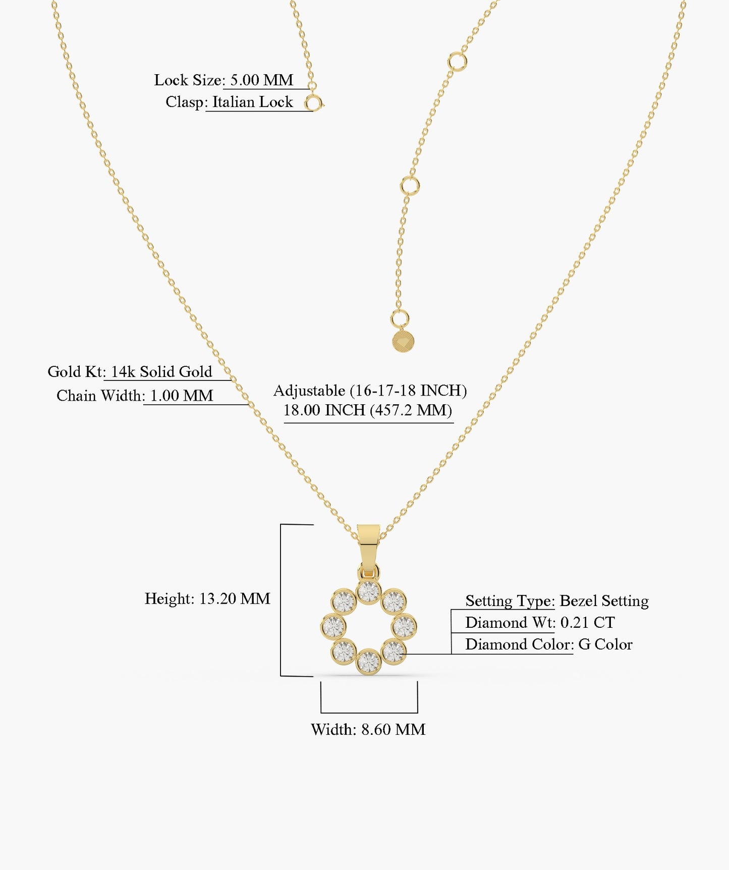Dazzling Diamond Cluster Pendant