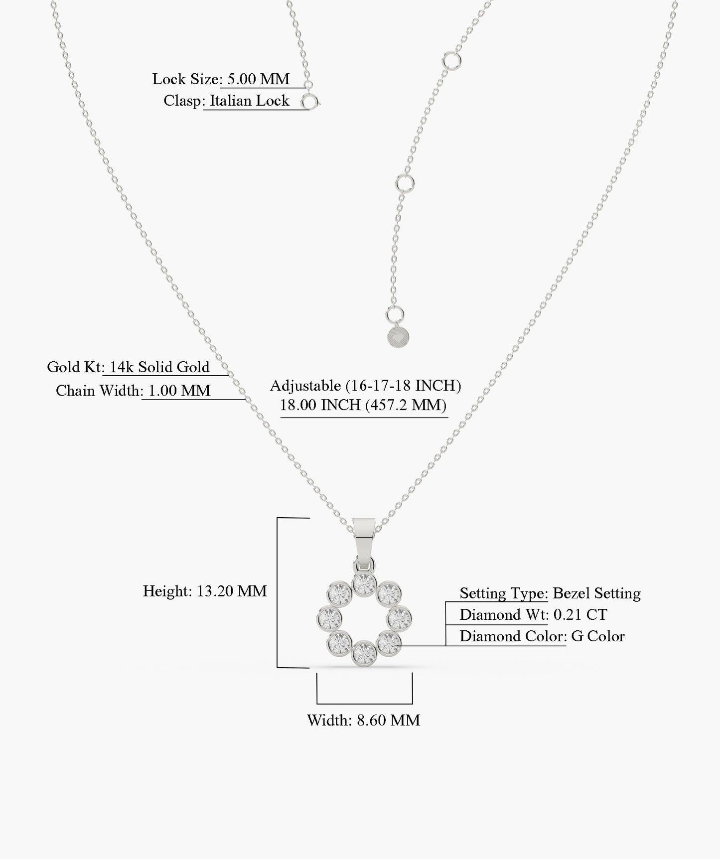 Dazzling Diamond Cluster Pendant