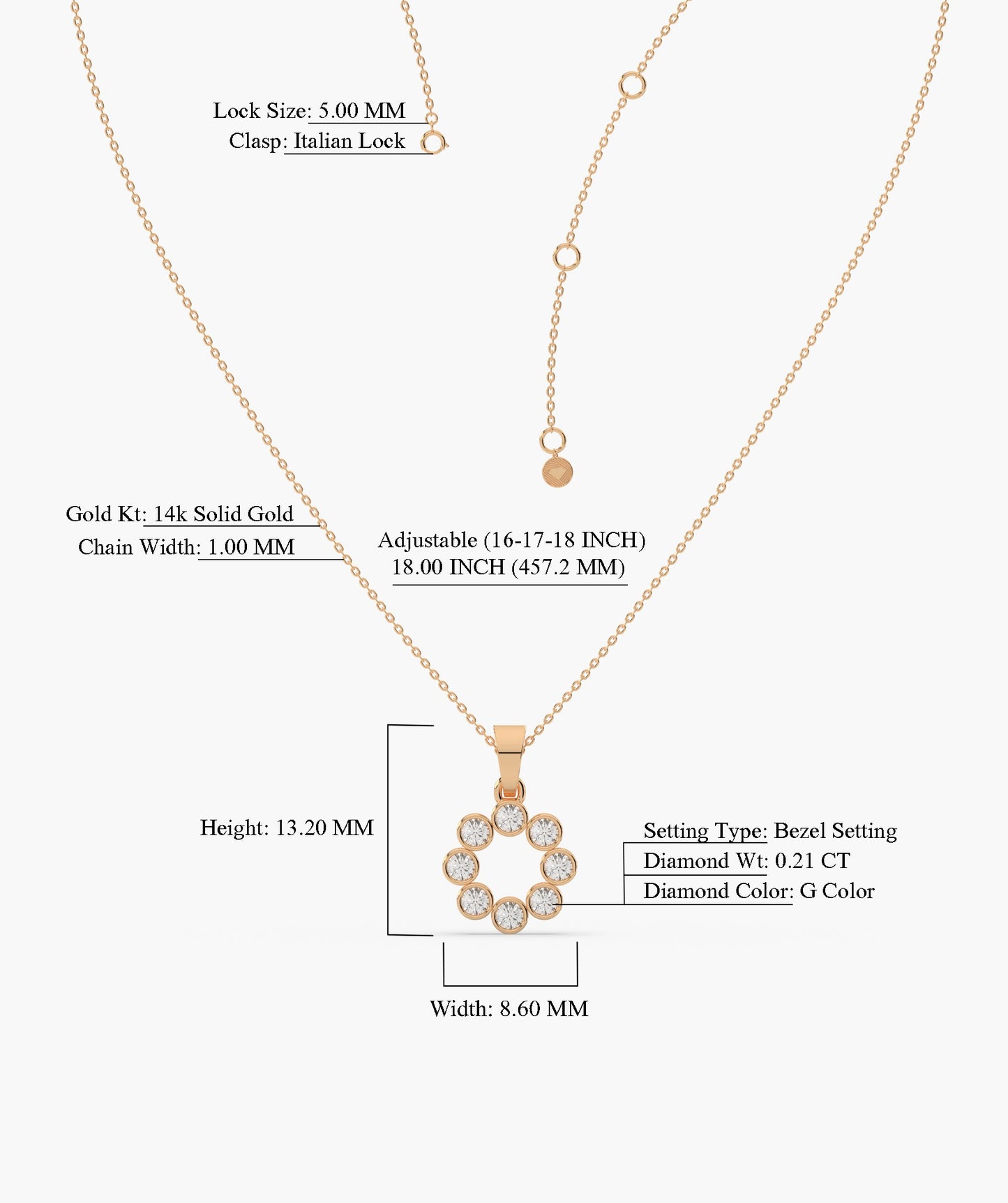 Dazzling Diamond Cluster Pendant