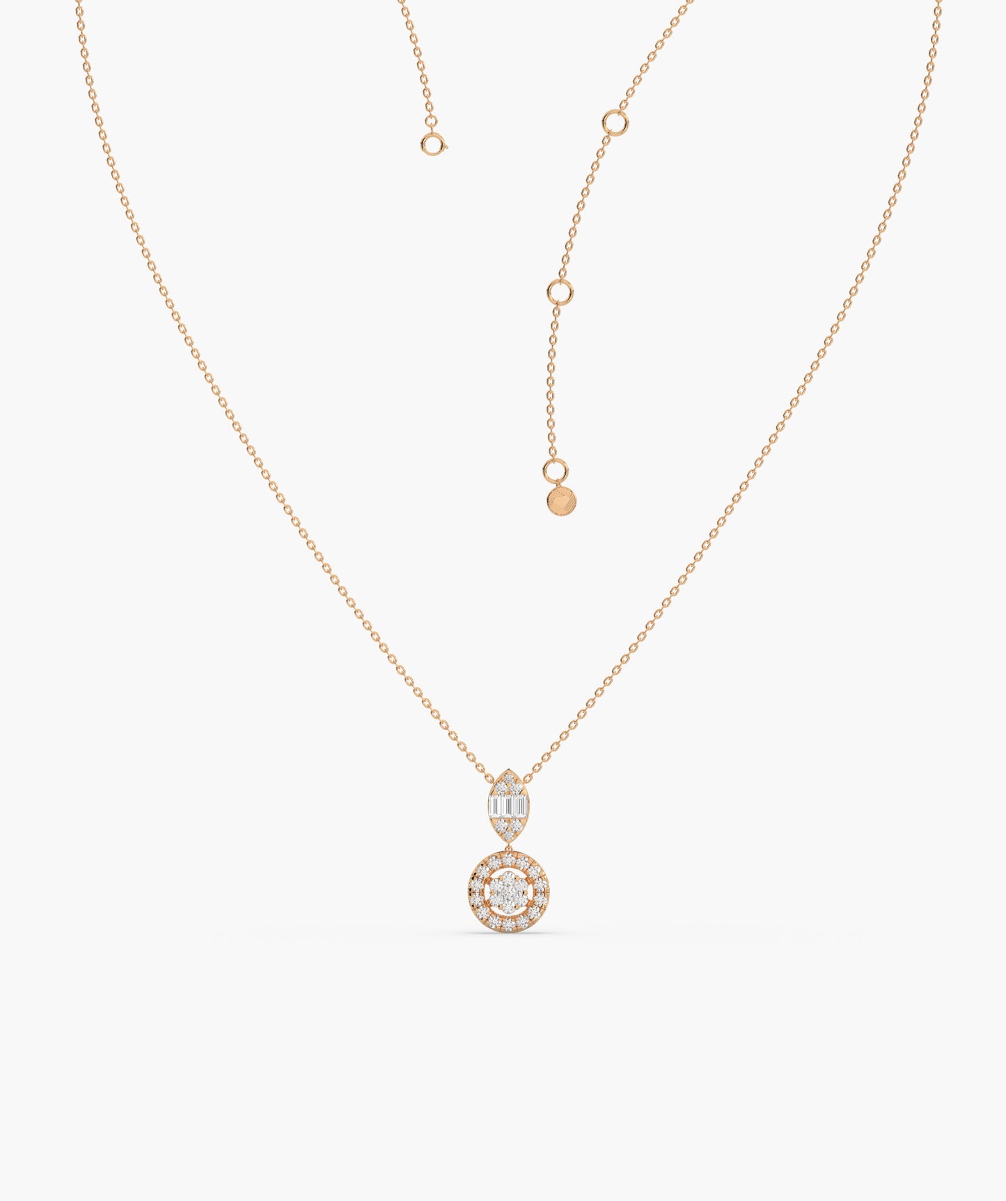 Modern Elegance Diamond Pendant