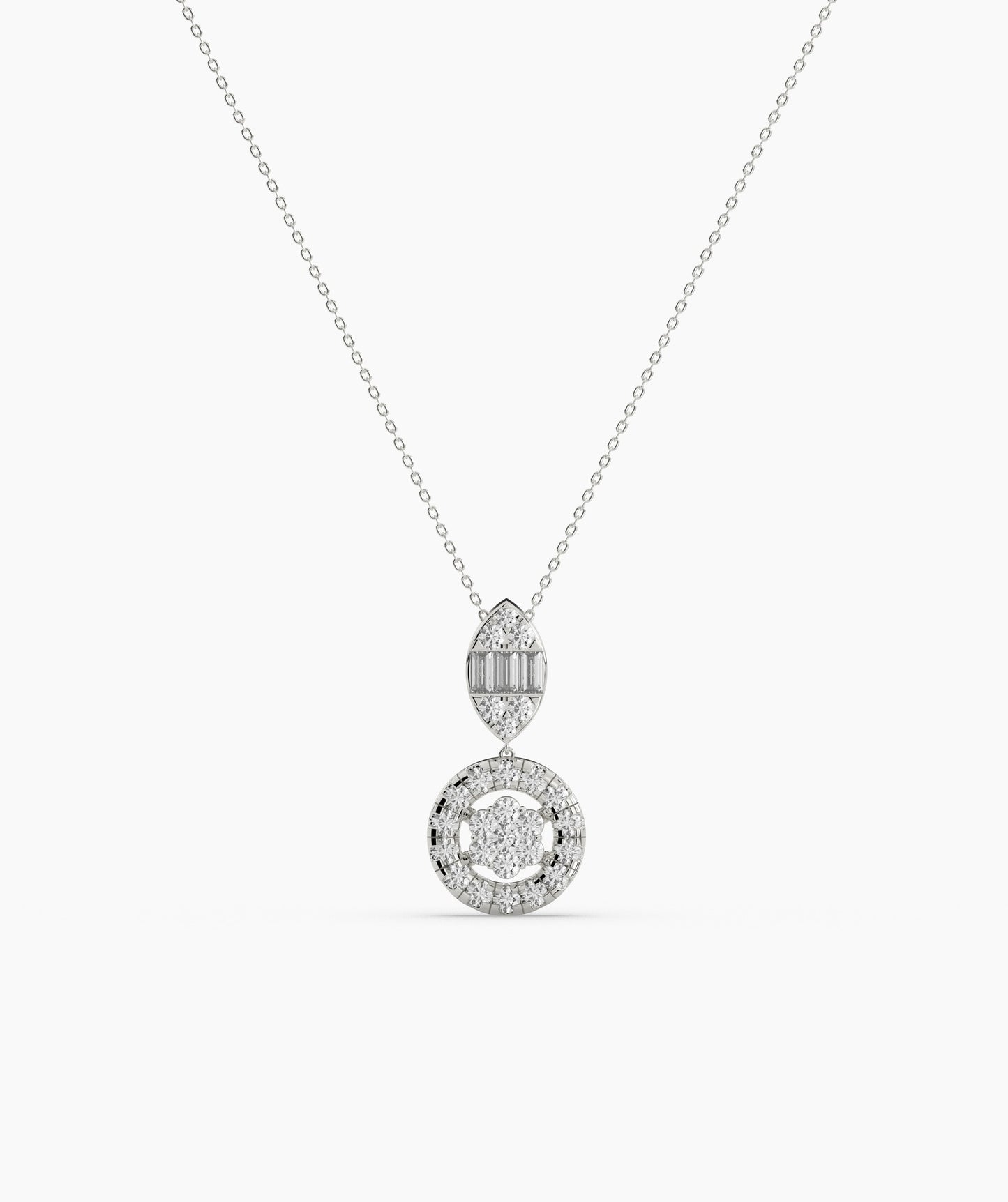 Modern Elegance Diamond Pendant