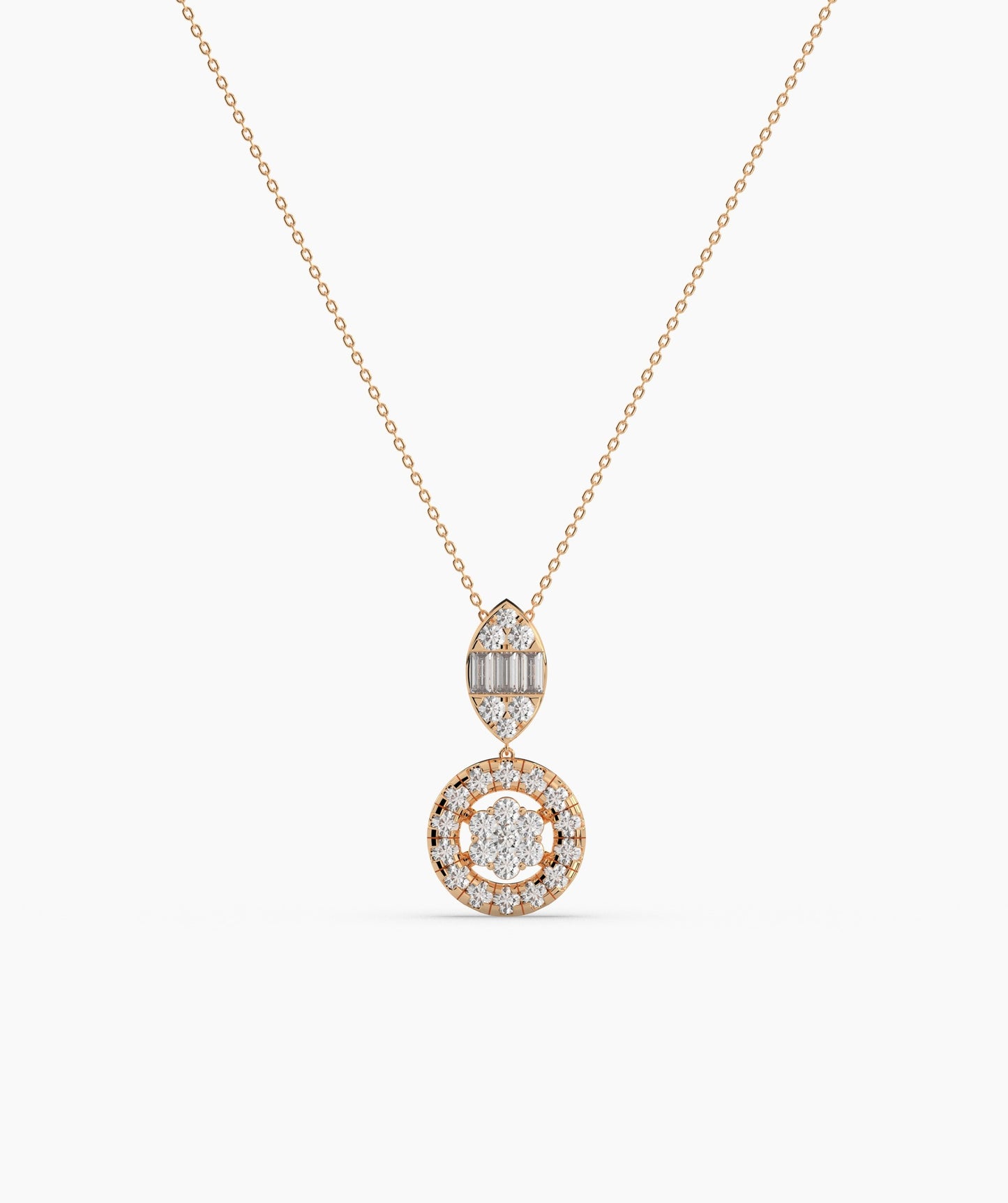 Modern Elegance Diamond Pendant