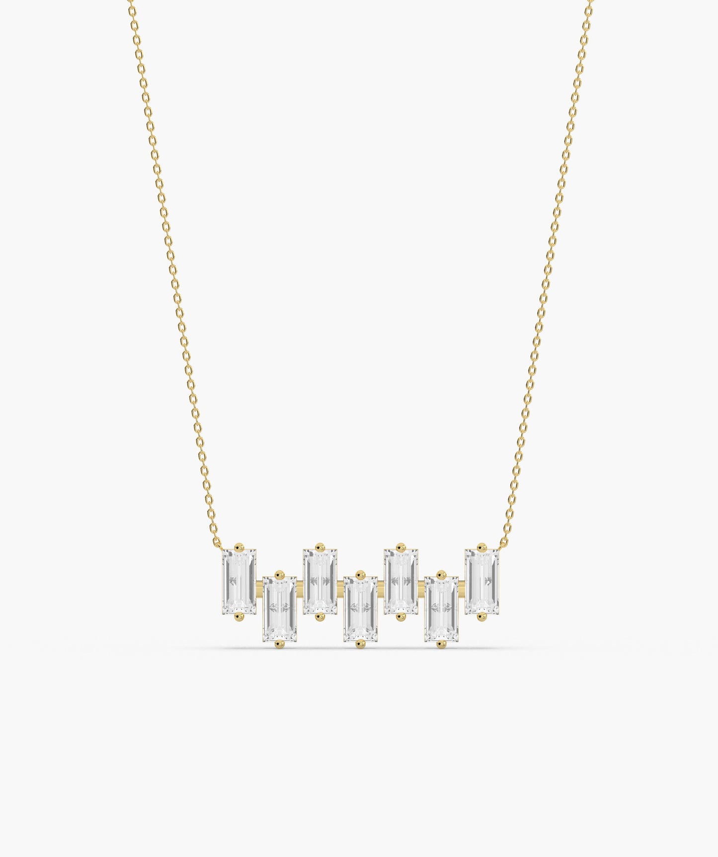 Modernity Linear Diamond Necklace