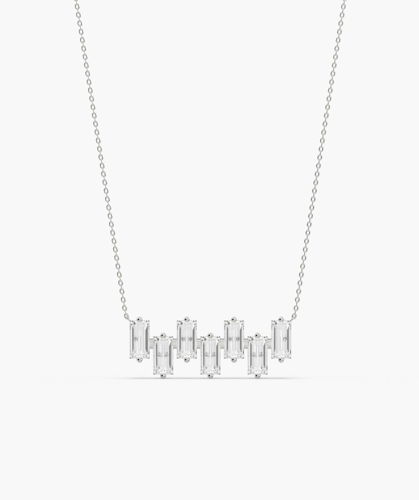 Modernity Linear Diamond Necklace