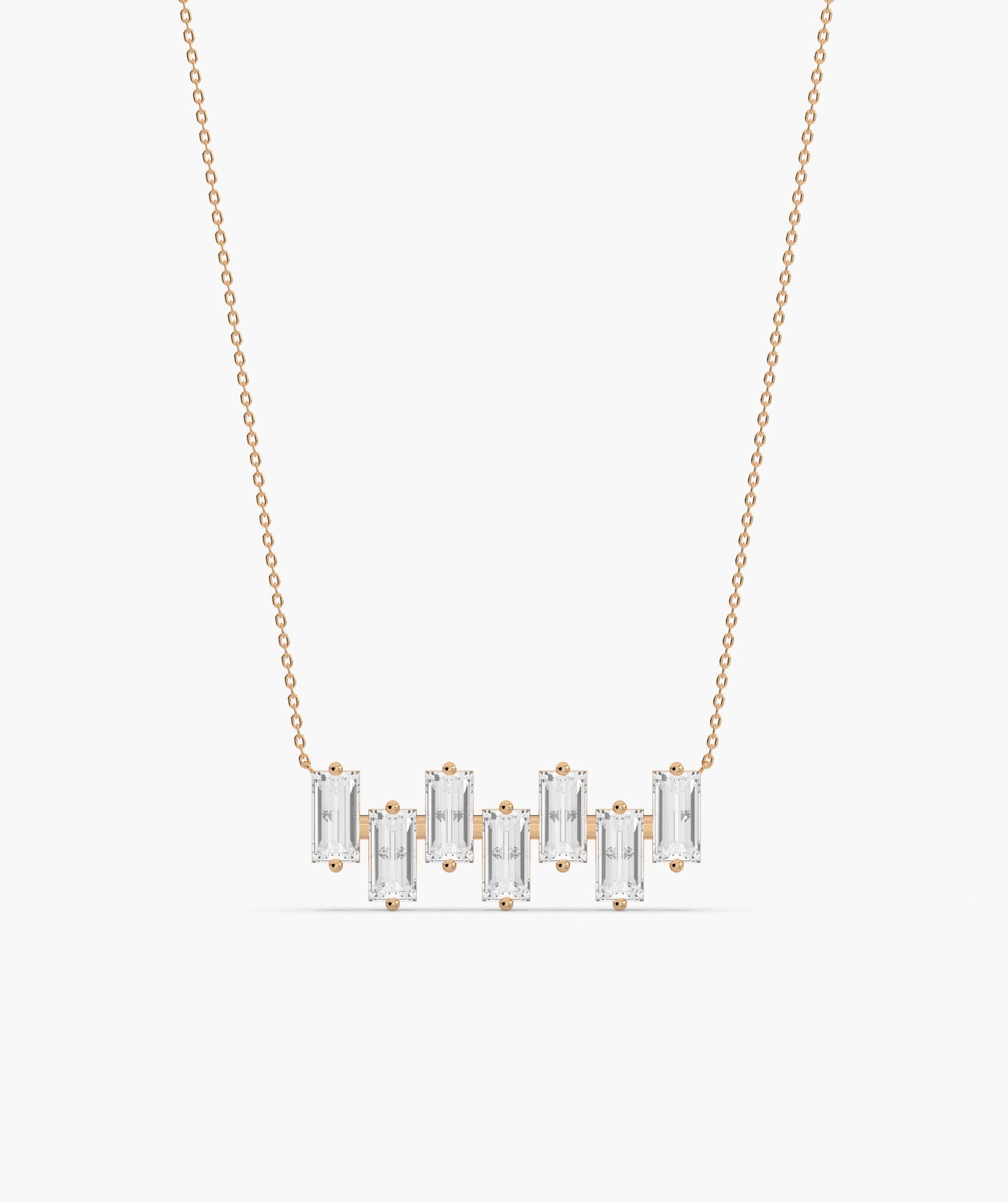 Modernity Linear Diamond Necklace