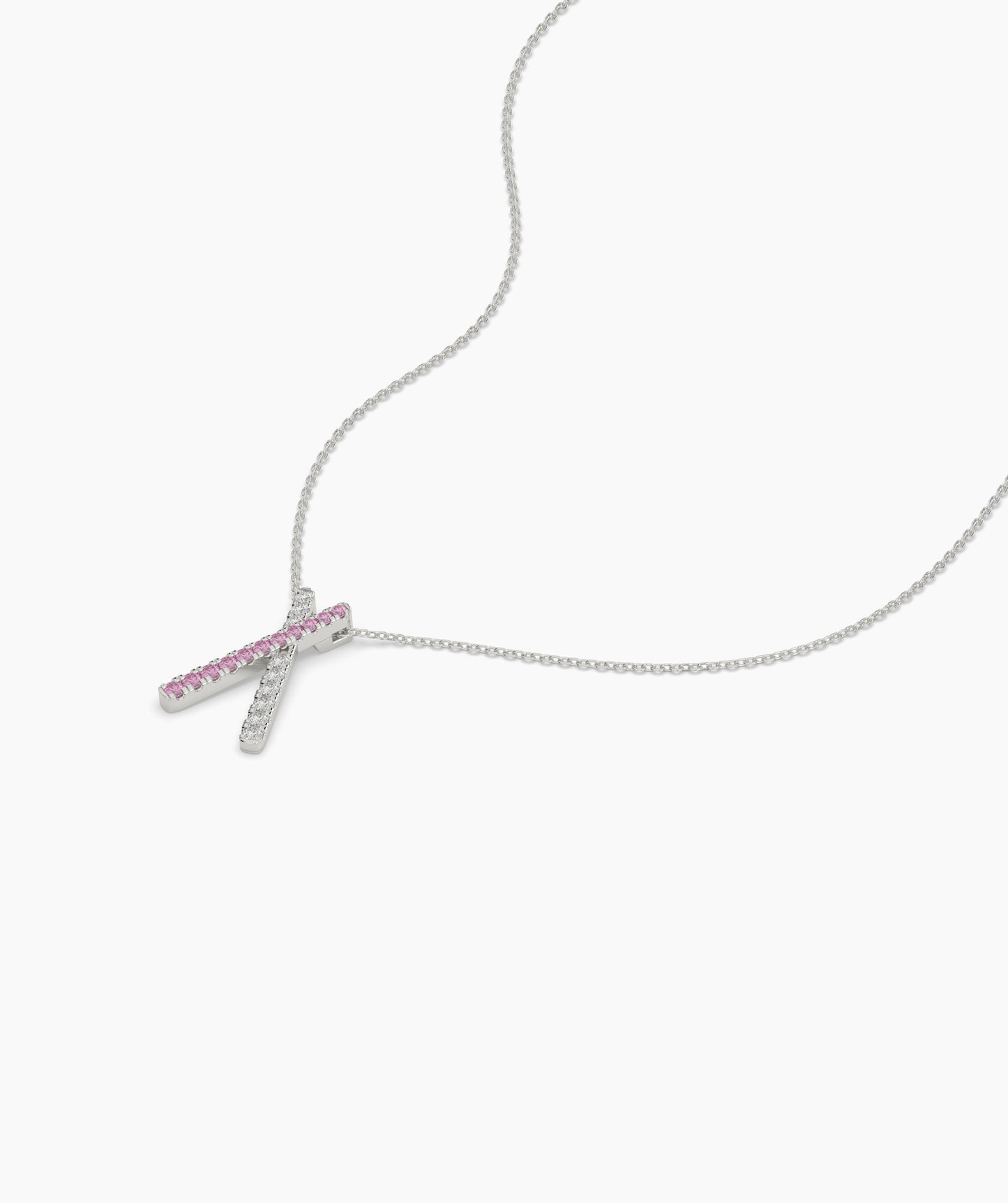 14K Gold "X" Necklace