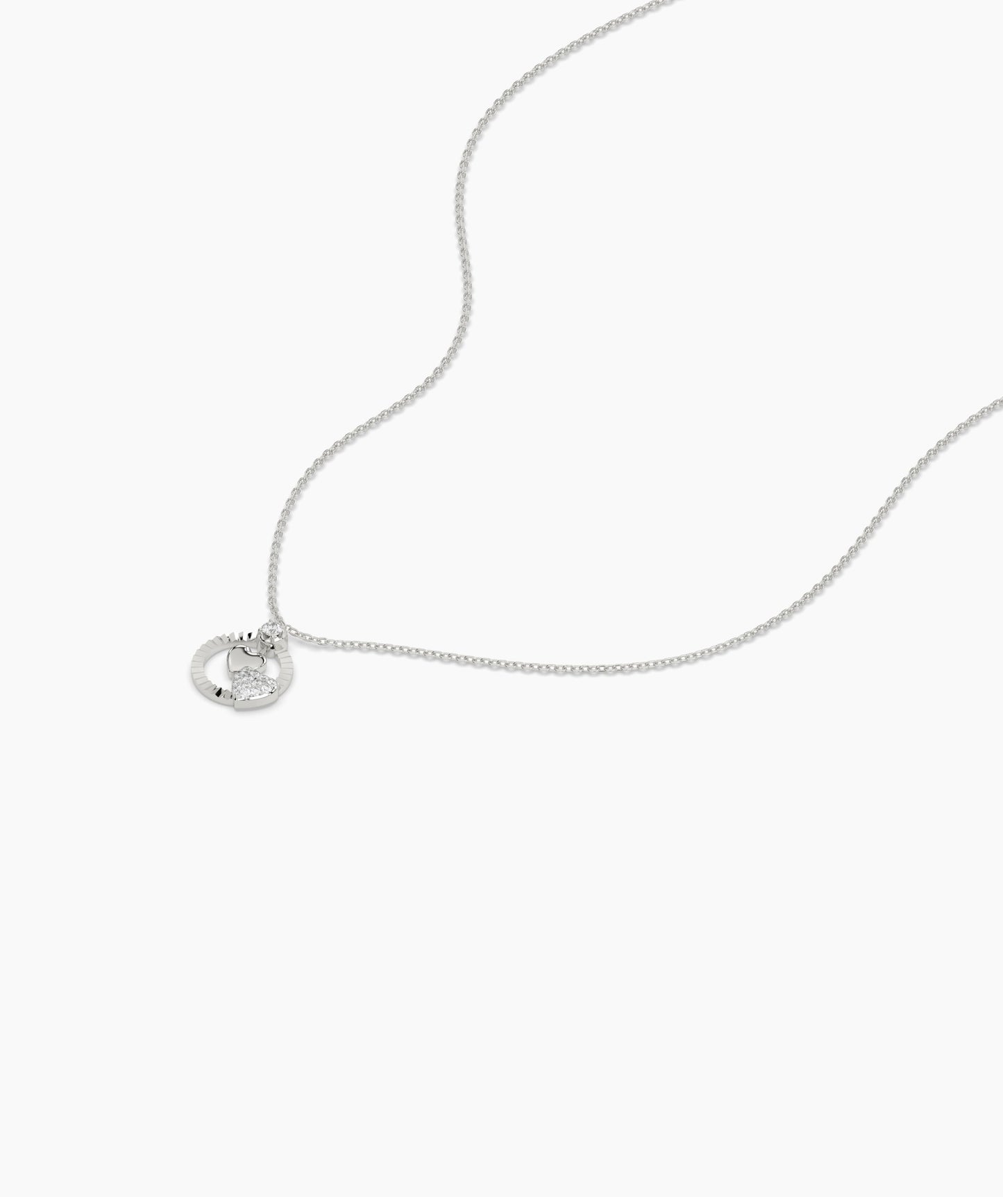 Lustrous Love Circle Pendant