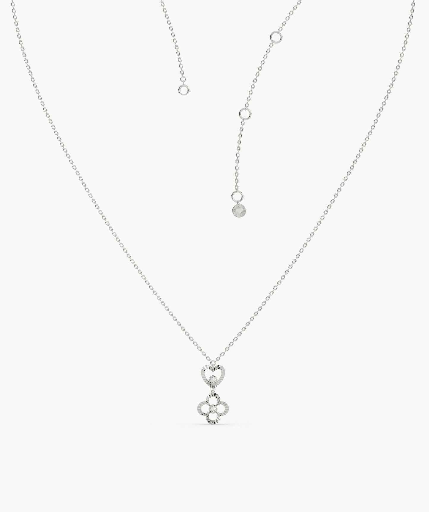 Heart & Bloom Gold Necklace