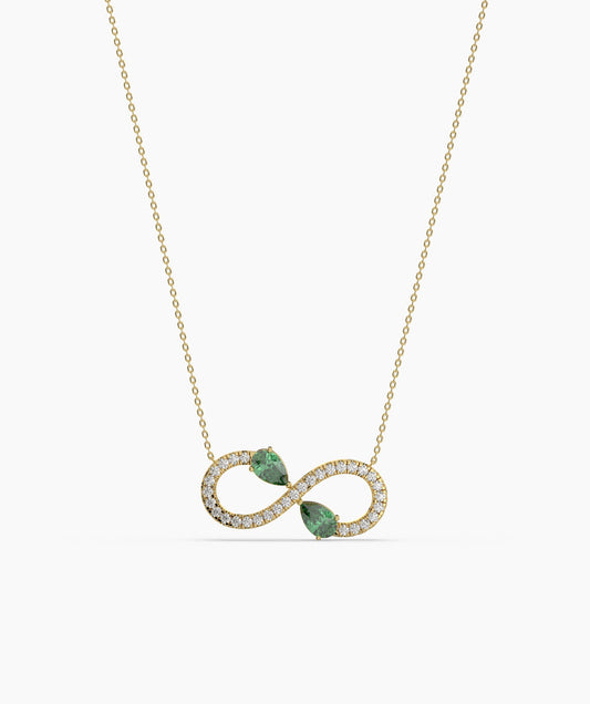 Infinity Grace Diamond Necklace