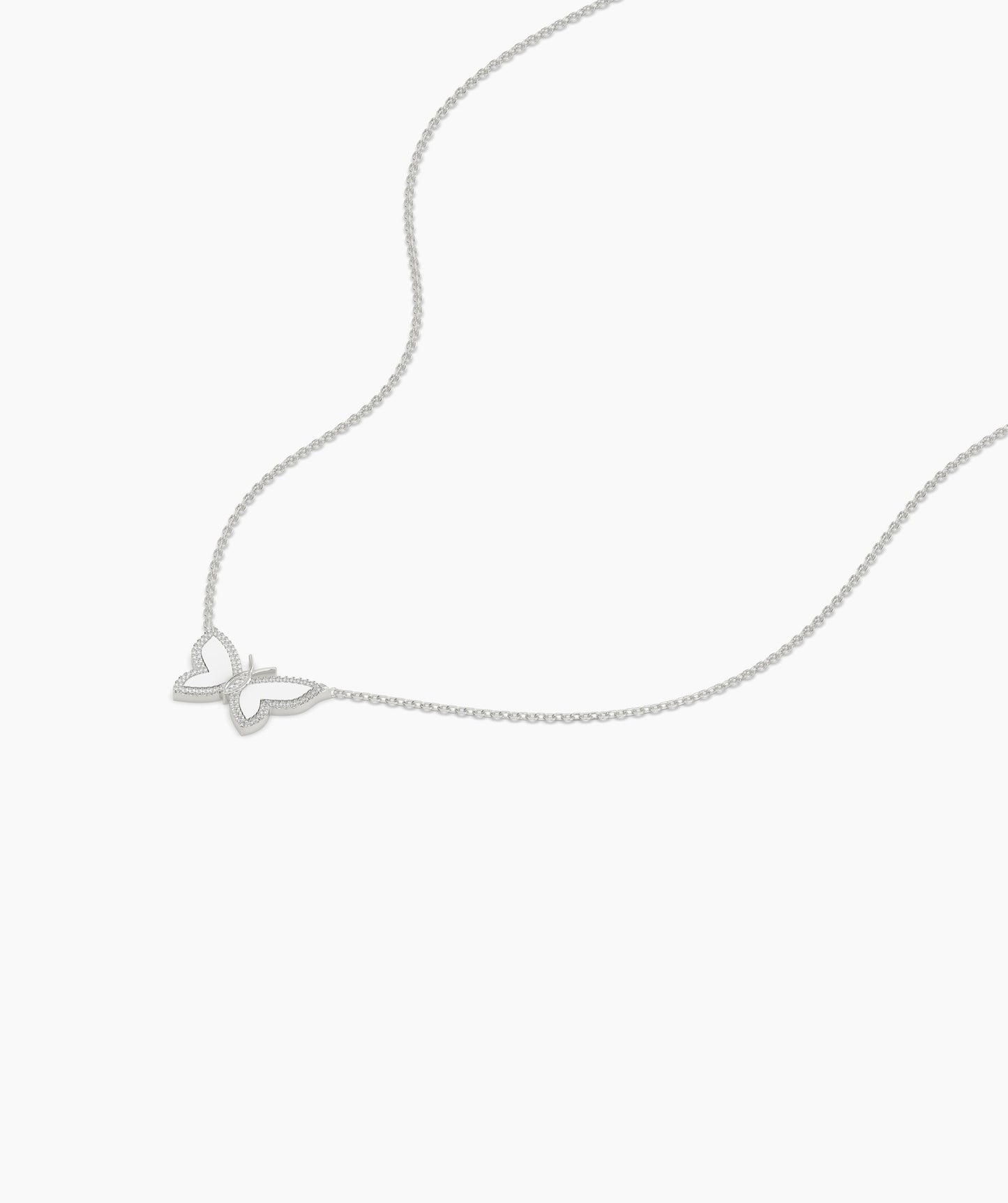 Fancy Butterfly Gold Necklace