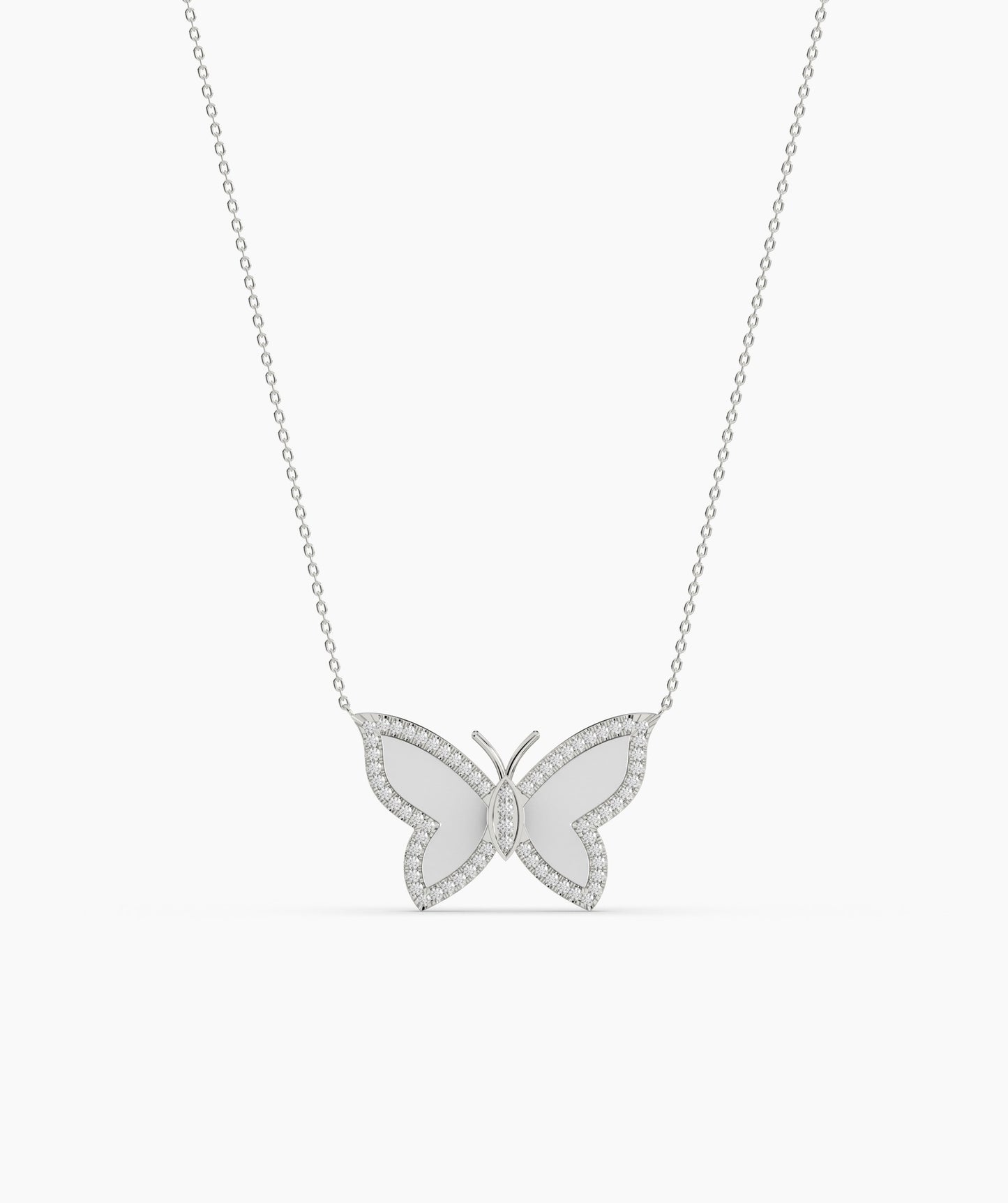 Fancy Butterfly Gold Necklace