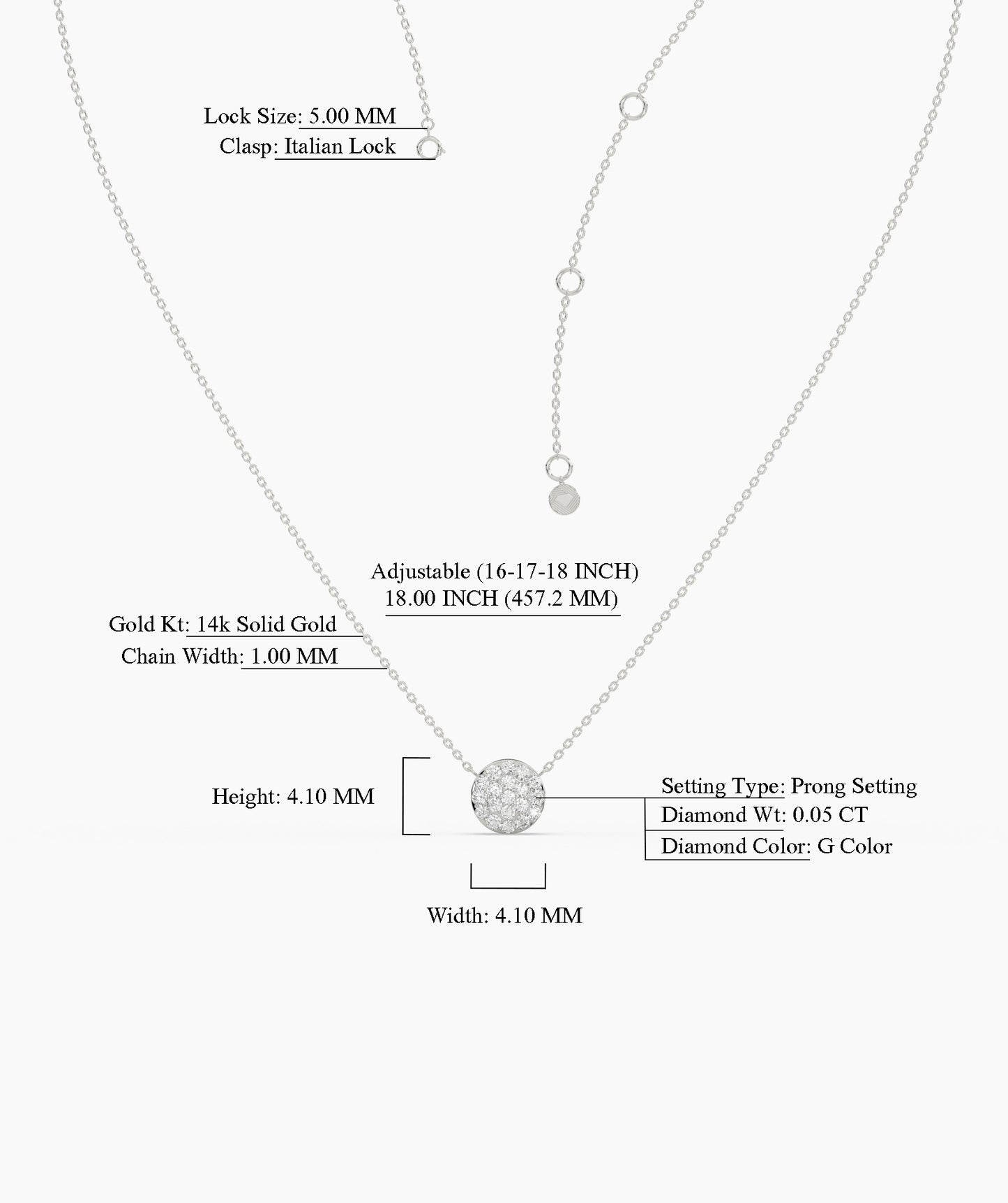 Dazzling 14K Gold & Diamond Necklace