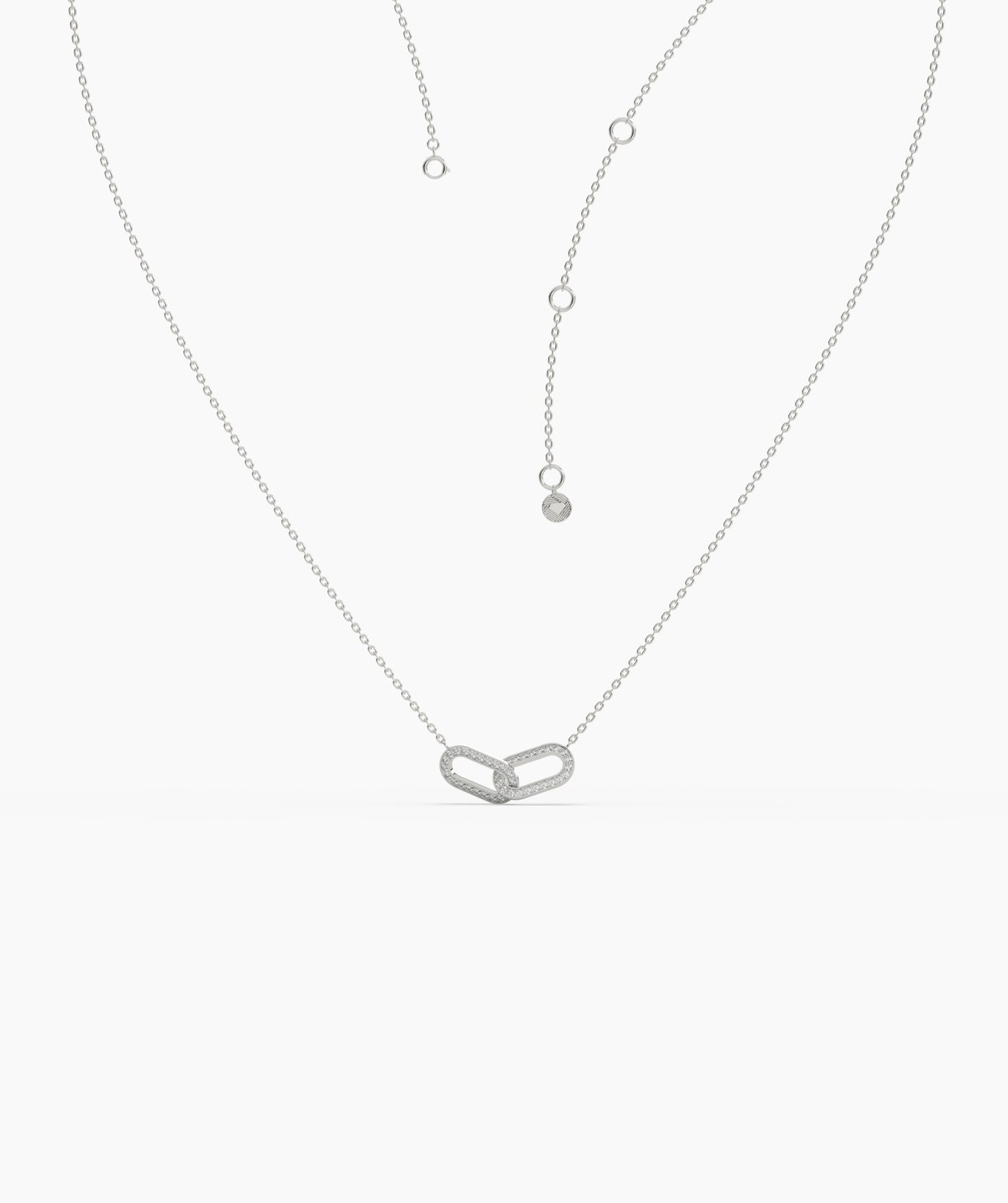14K Gold Double Link Necklace