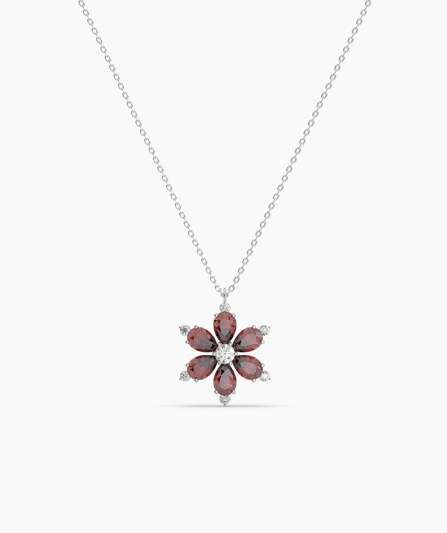 Blossom Pendant with Sparkling Accents