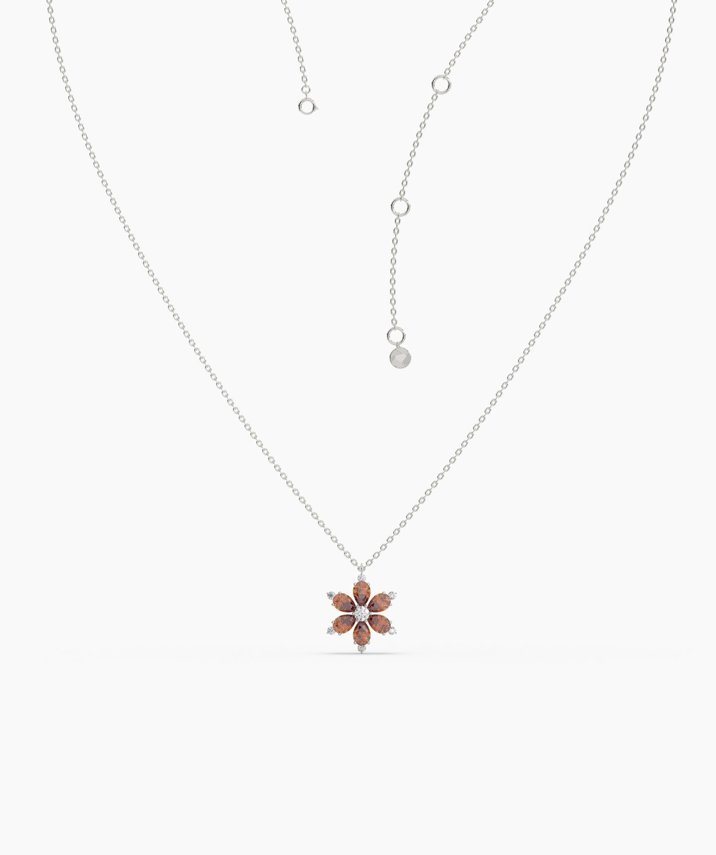 Blossom Pendant with Sparkling Accents