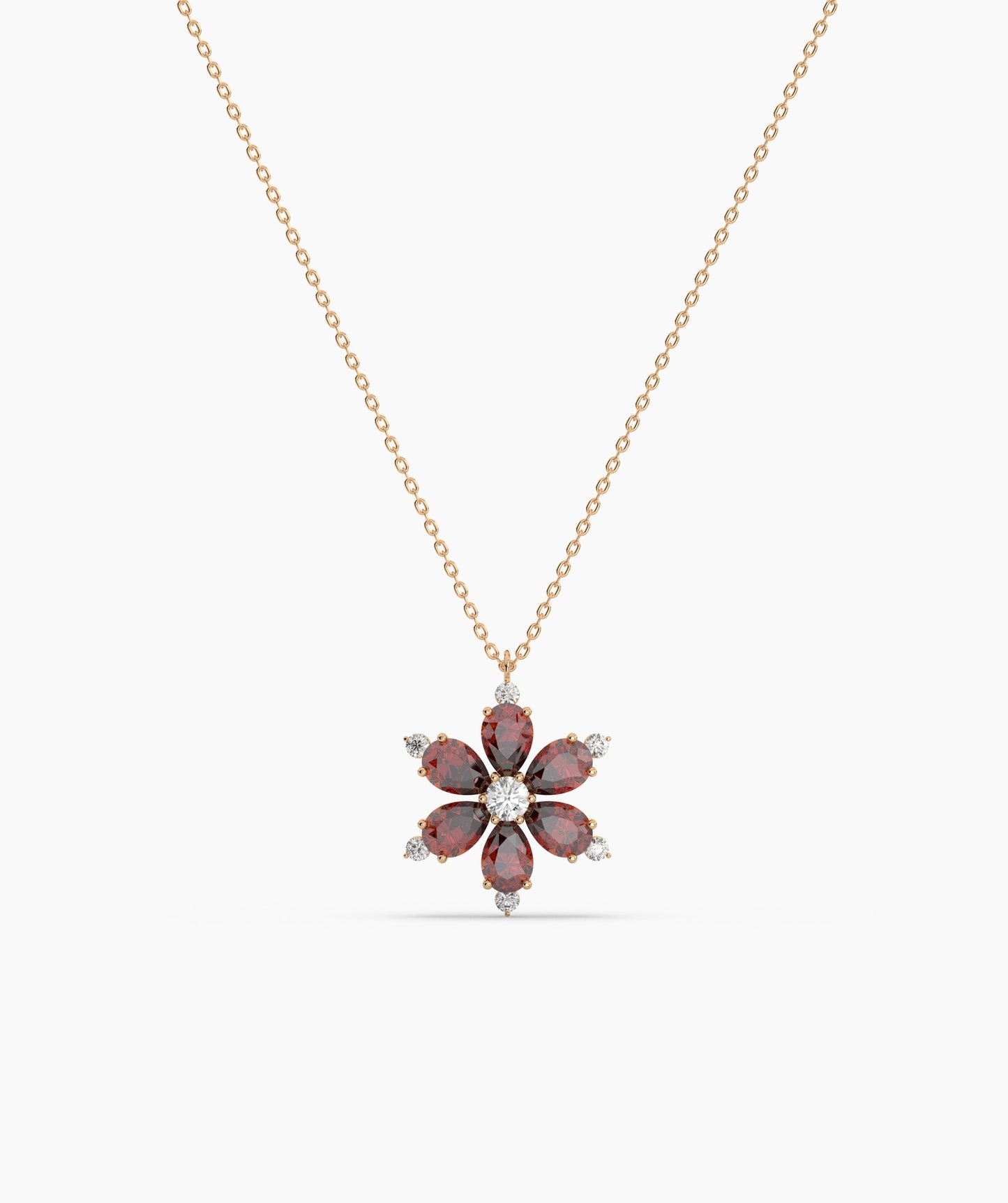 Blossom Pendant with Sparkling Accents