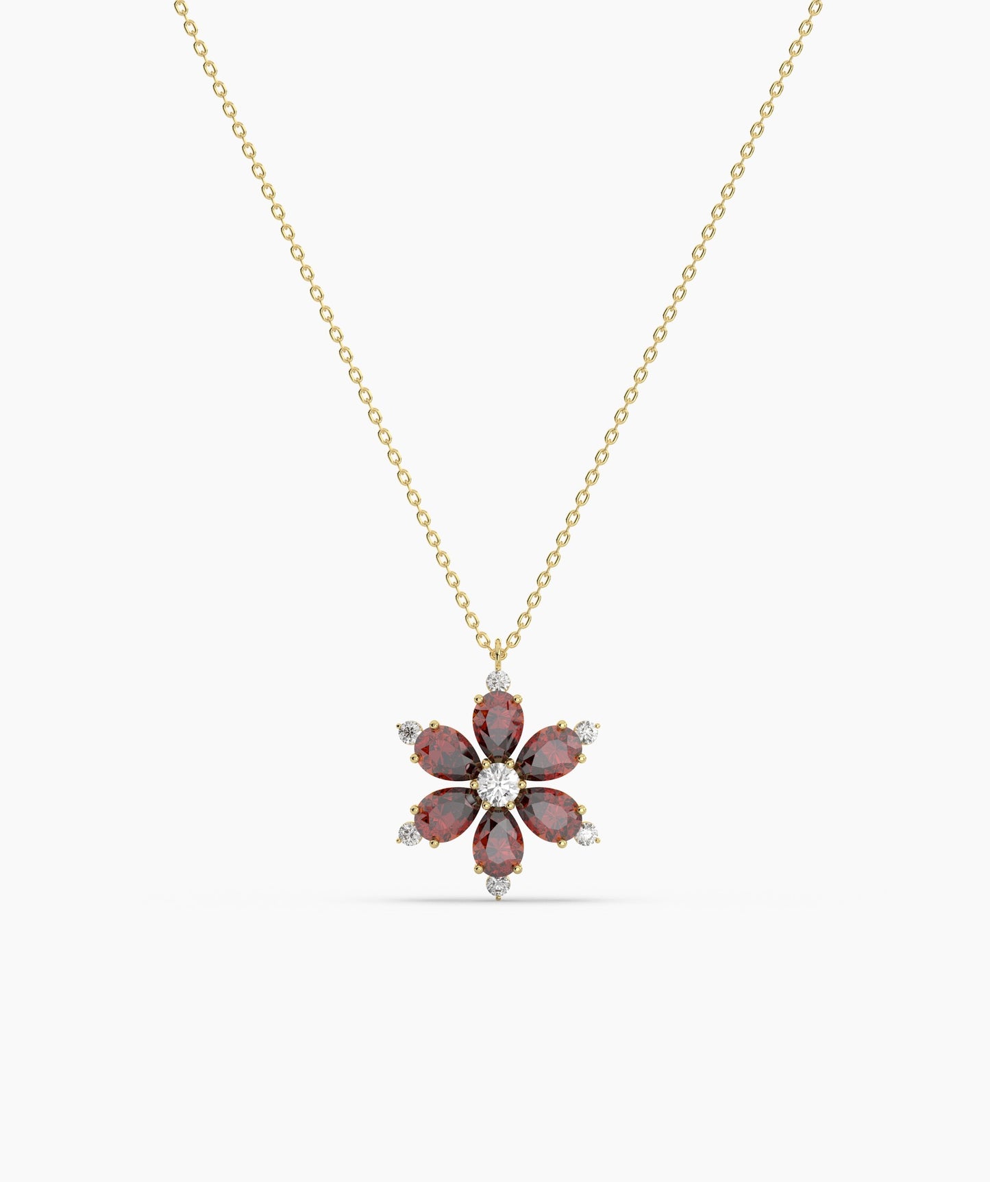 Blossom Pendant with Sparkling Accents