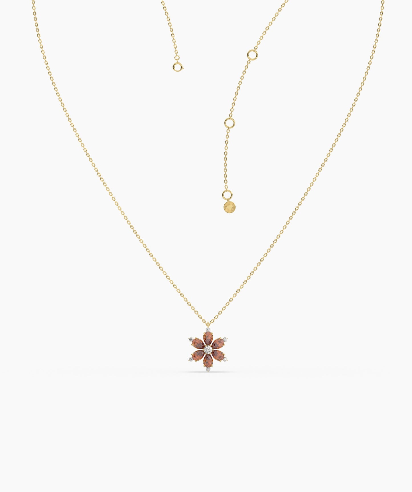 Blossom Pendant with Sparkling Accents