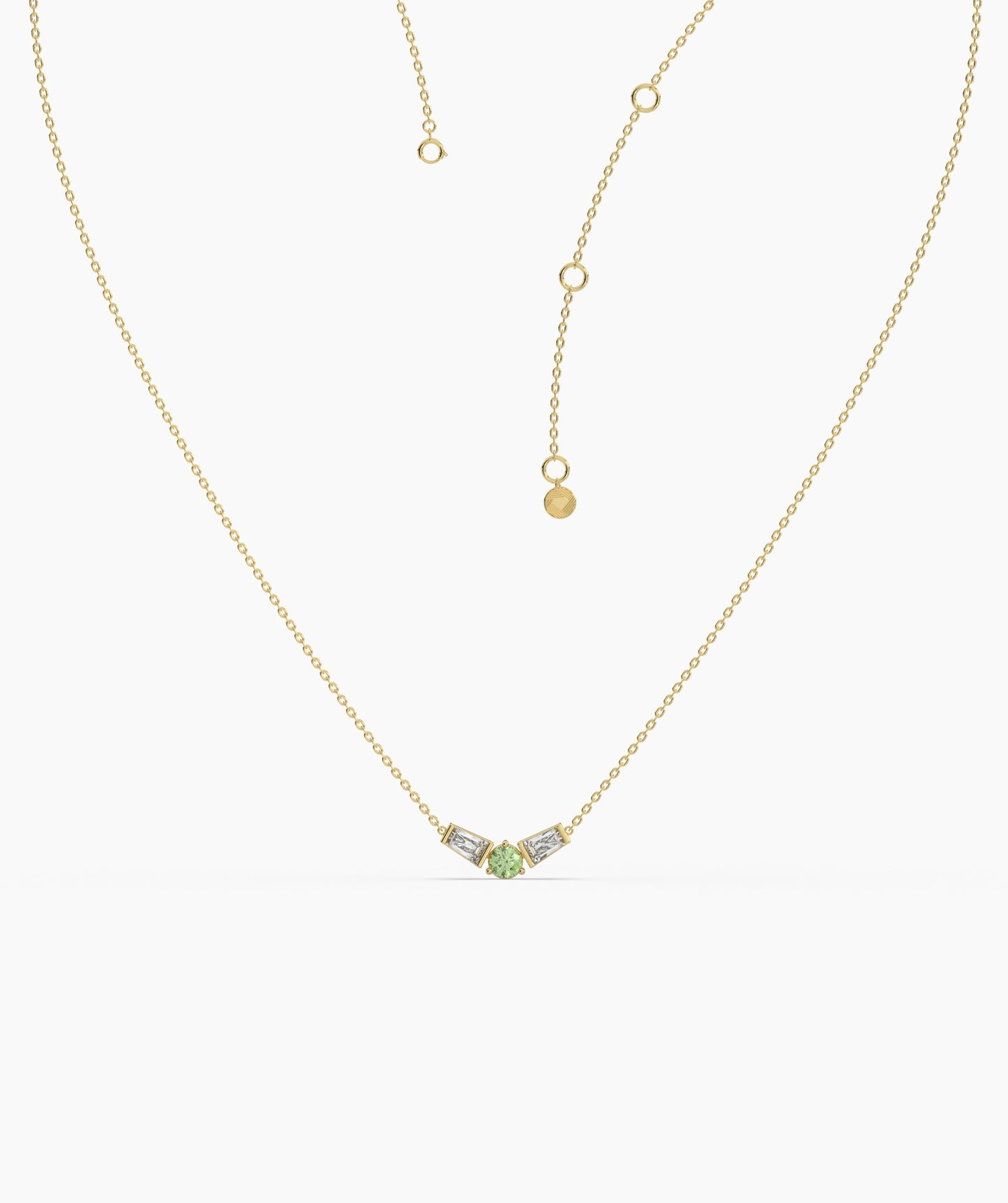 Modern Trio Gold Necklace